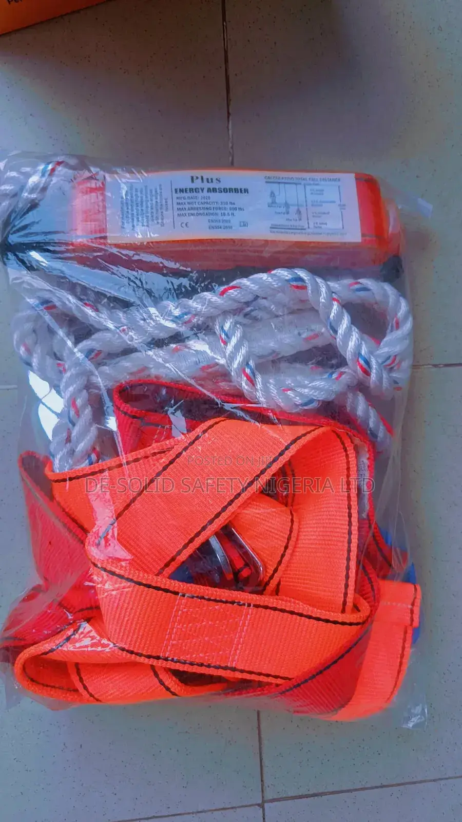 Plus Harness Belt Double Lanyard