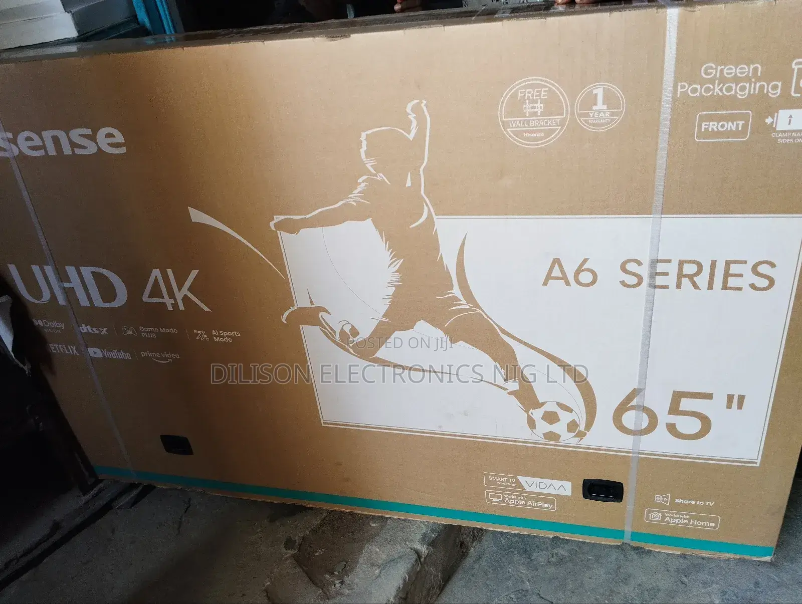 Brand New Hisense 65inches Tv