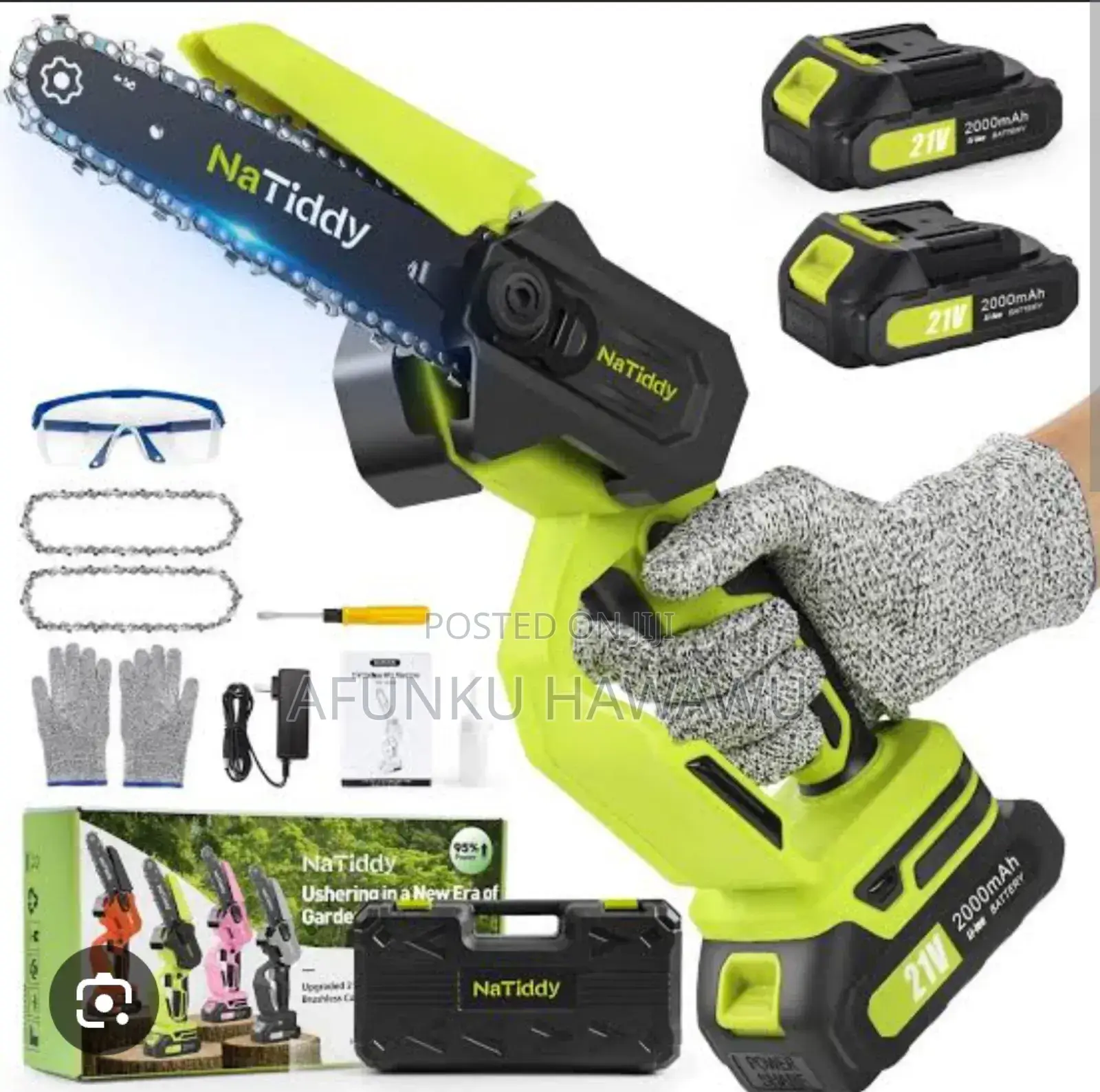 6" Rechargable Cordless Mini Chainsaw