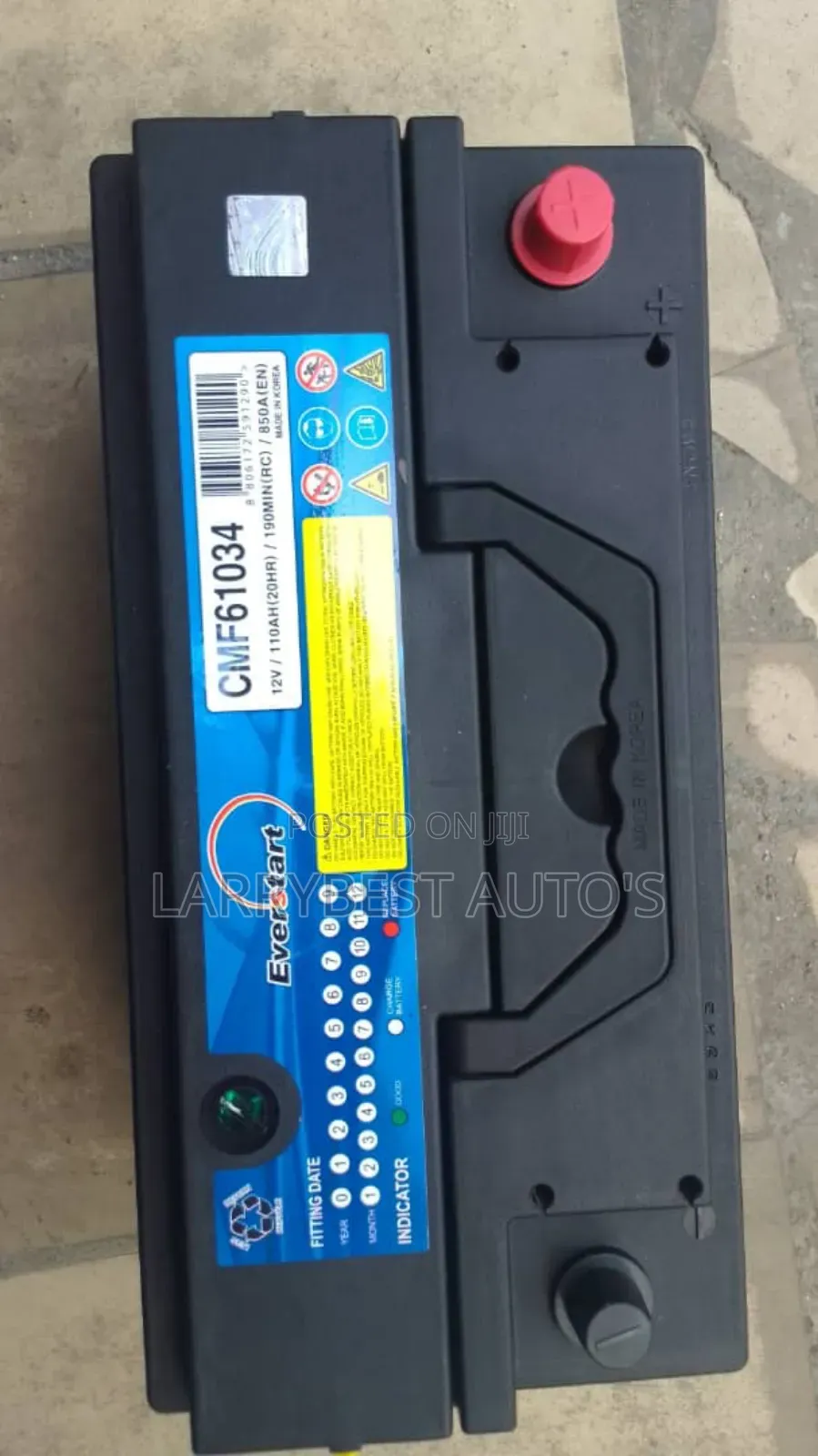 110ah Everstart Battery Made in Korea for Benz