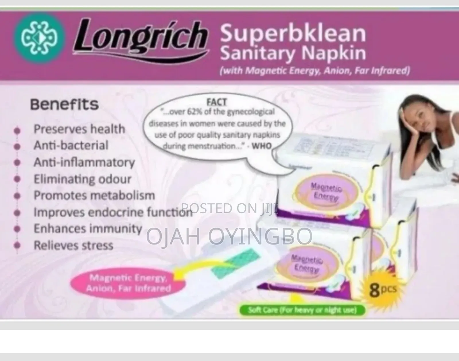 Longrich Superbklean Sanitary Napkin – Premium Anion Guard Pads