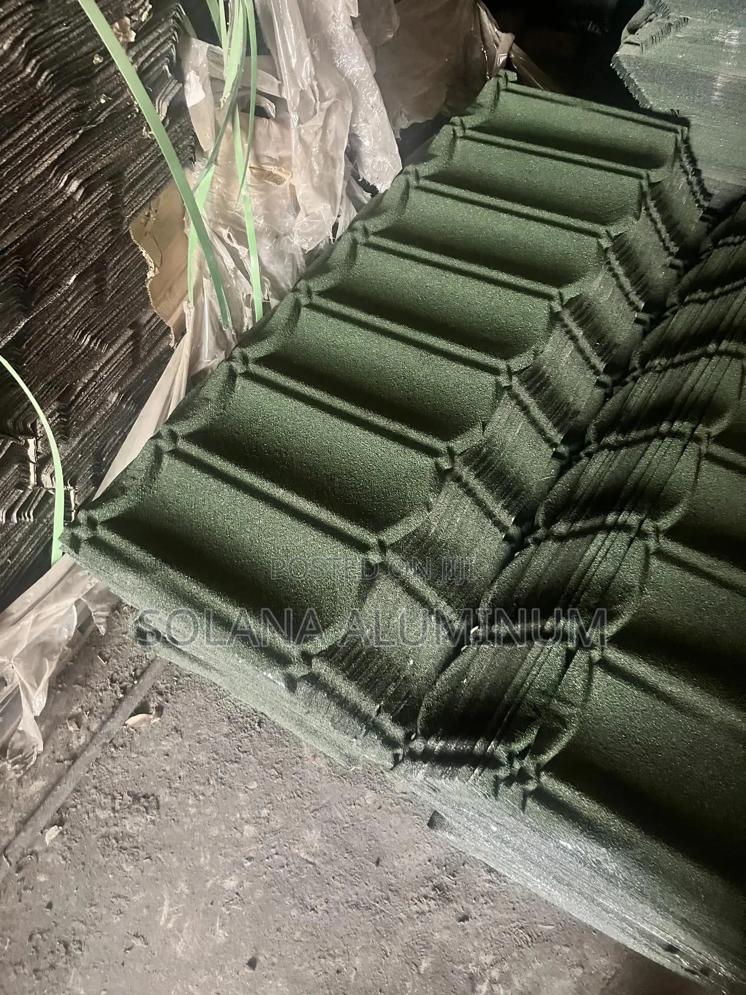 Thick Green Bond Stone Coated Gerard Rooftiles