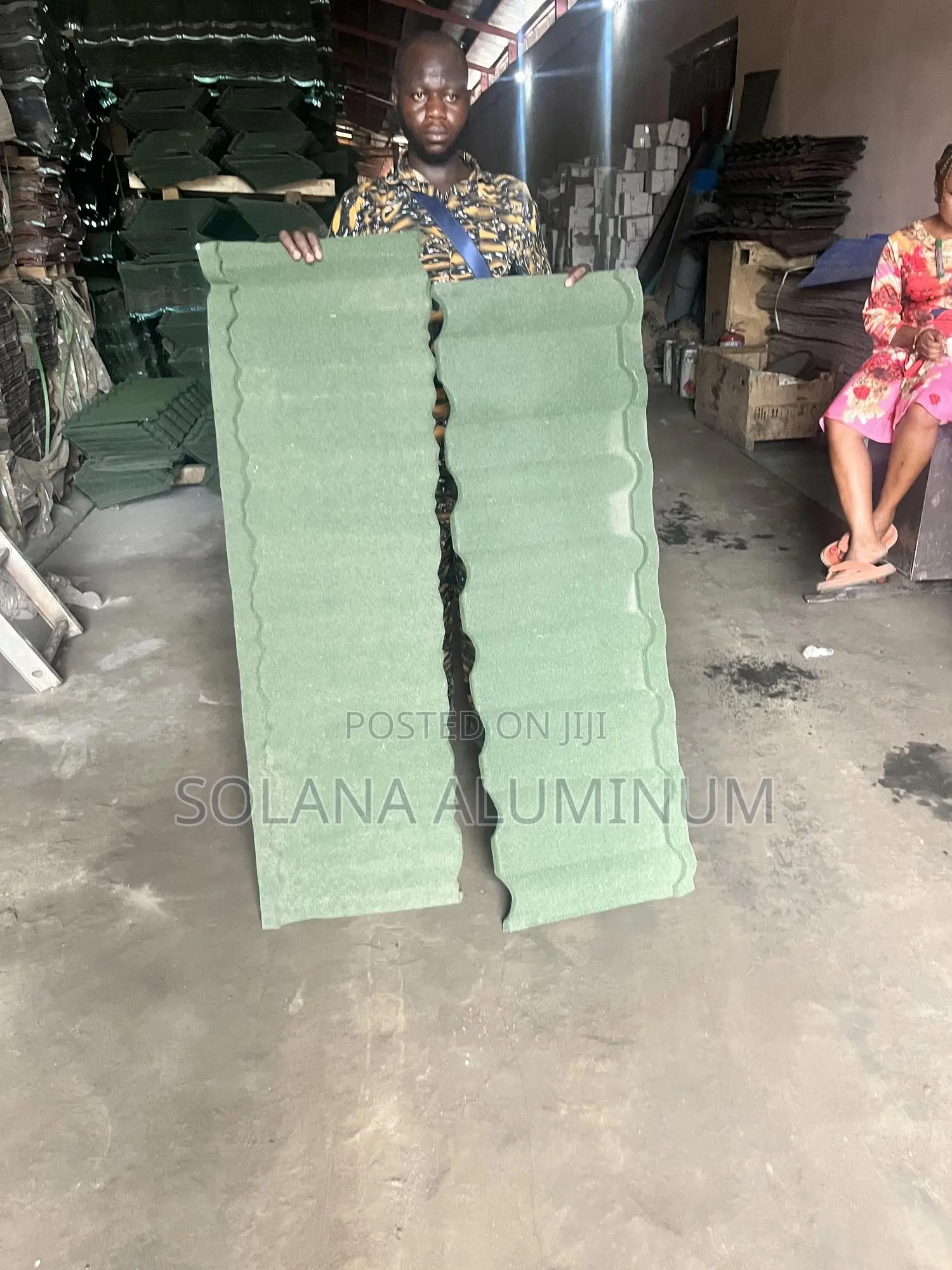 Thick Green Bond Stone Coated Gerard Rooftiles