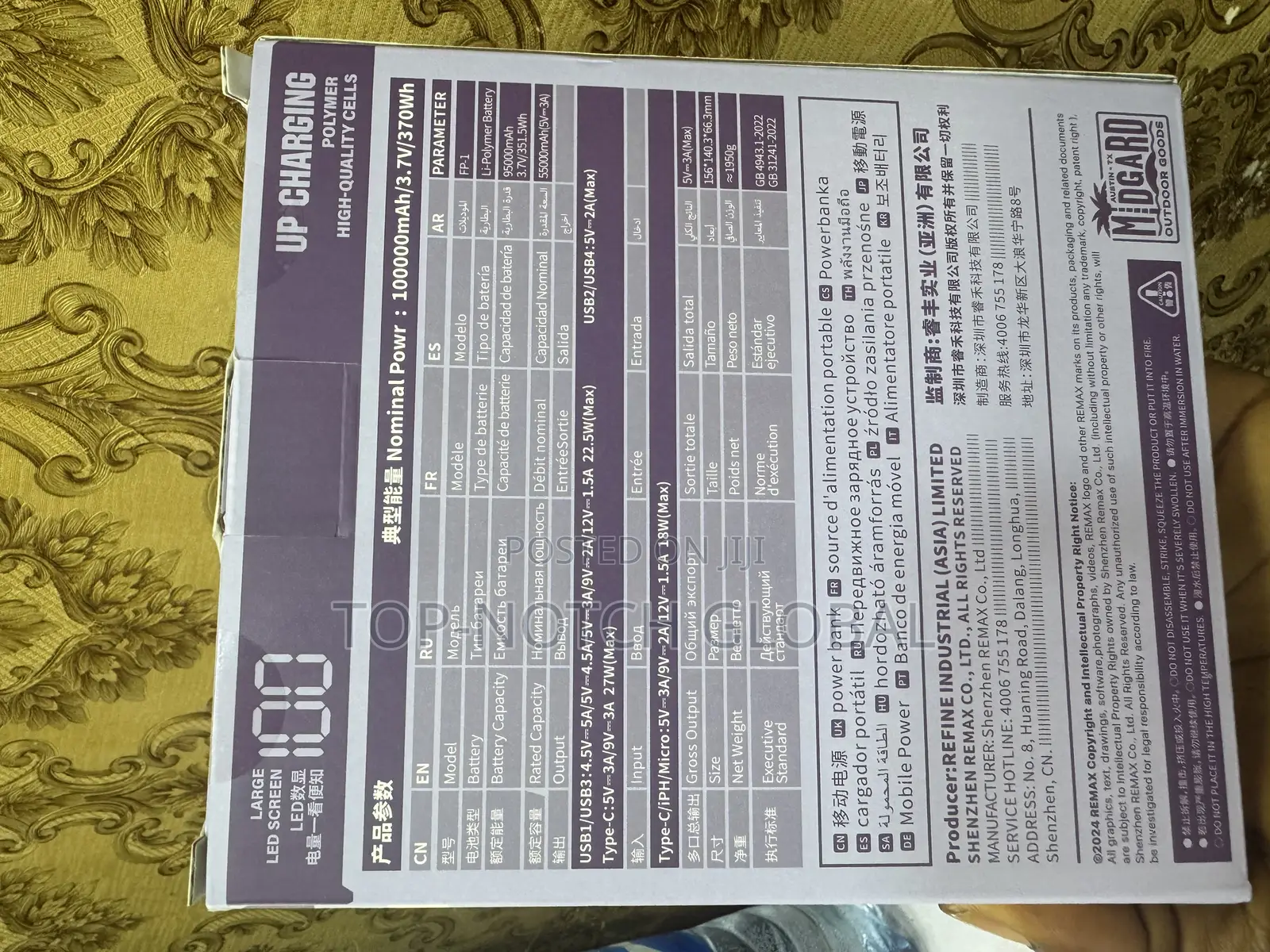 Remax Fp-1 100,000mah