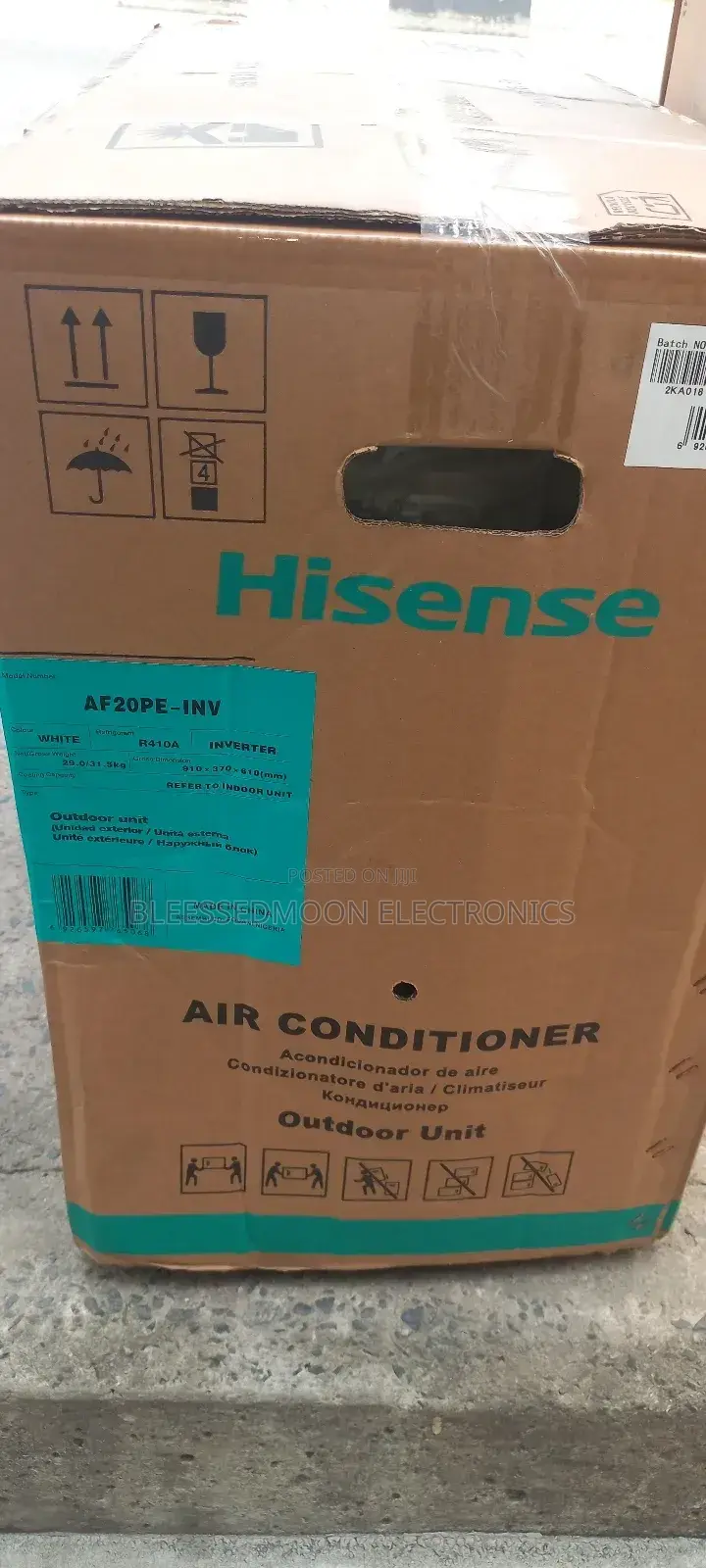 Hisense Expert Inverter Standing Unit Ac 2hp With Installation Kits