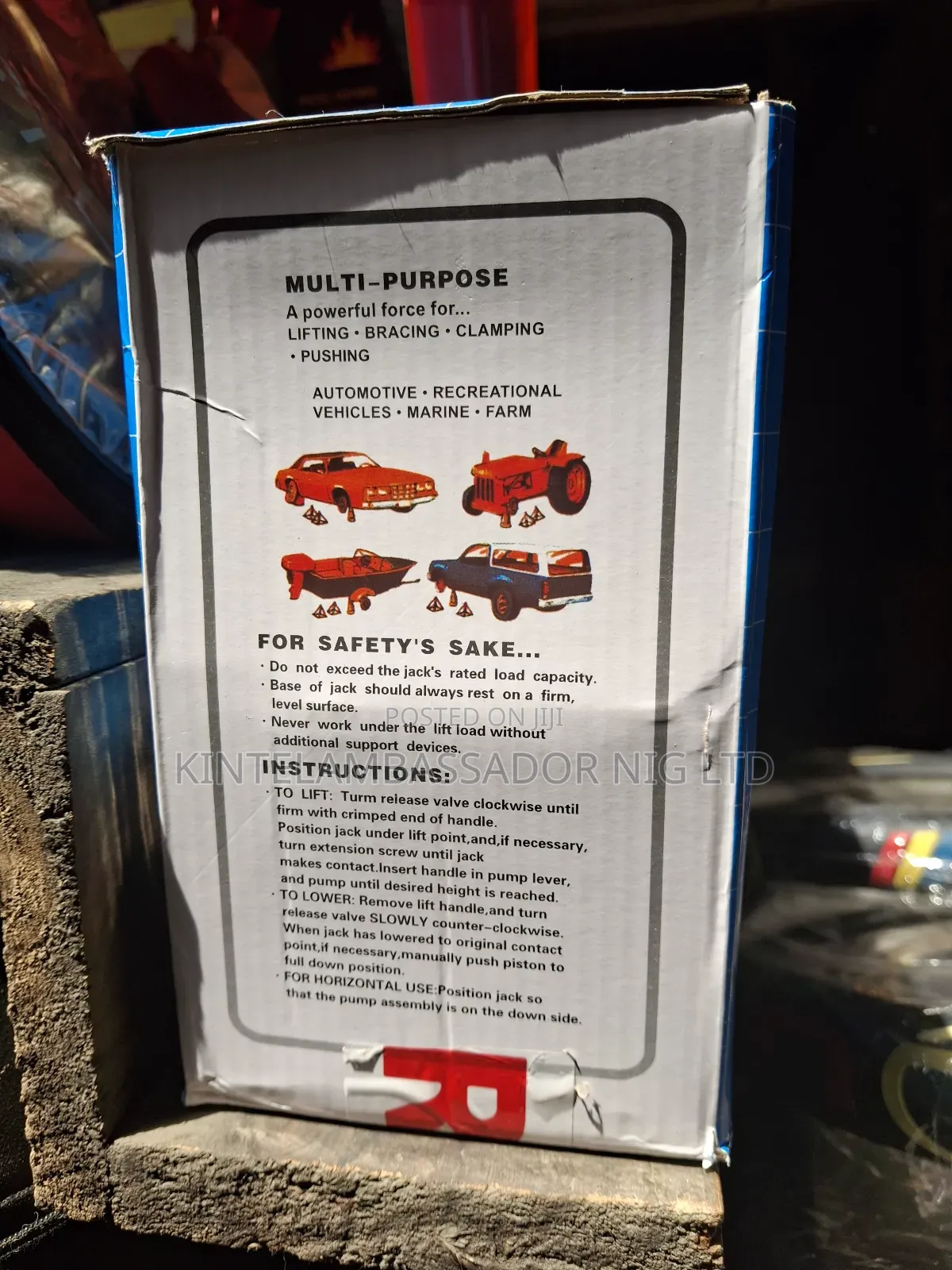5 Capacity Heavy Duty Jack