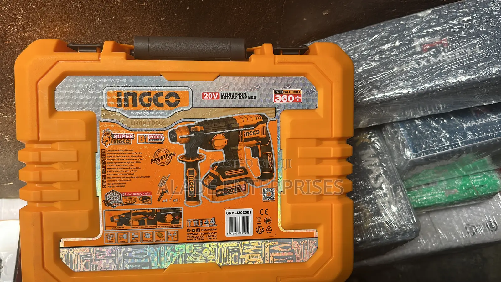Crhli202081 Ingco Cordless Rotary Hammer