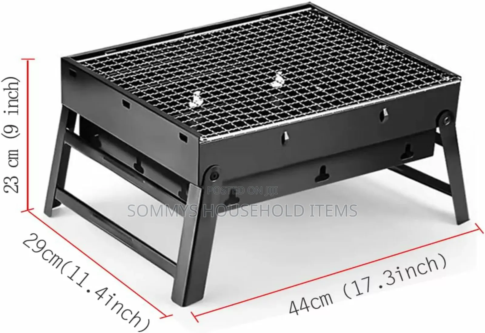 Portable Charcoal Barbecue Grill Stand