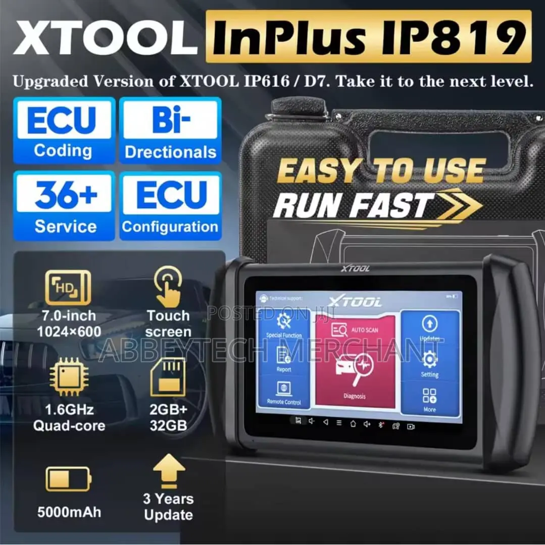 Professional Cars Scanner Xtool Inplus Ip819 Key and Ecu PRG