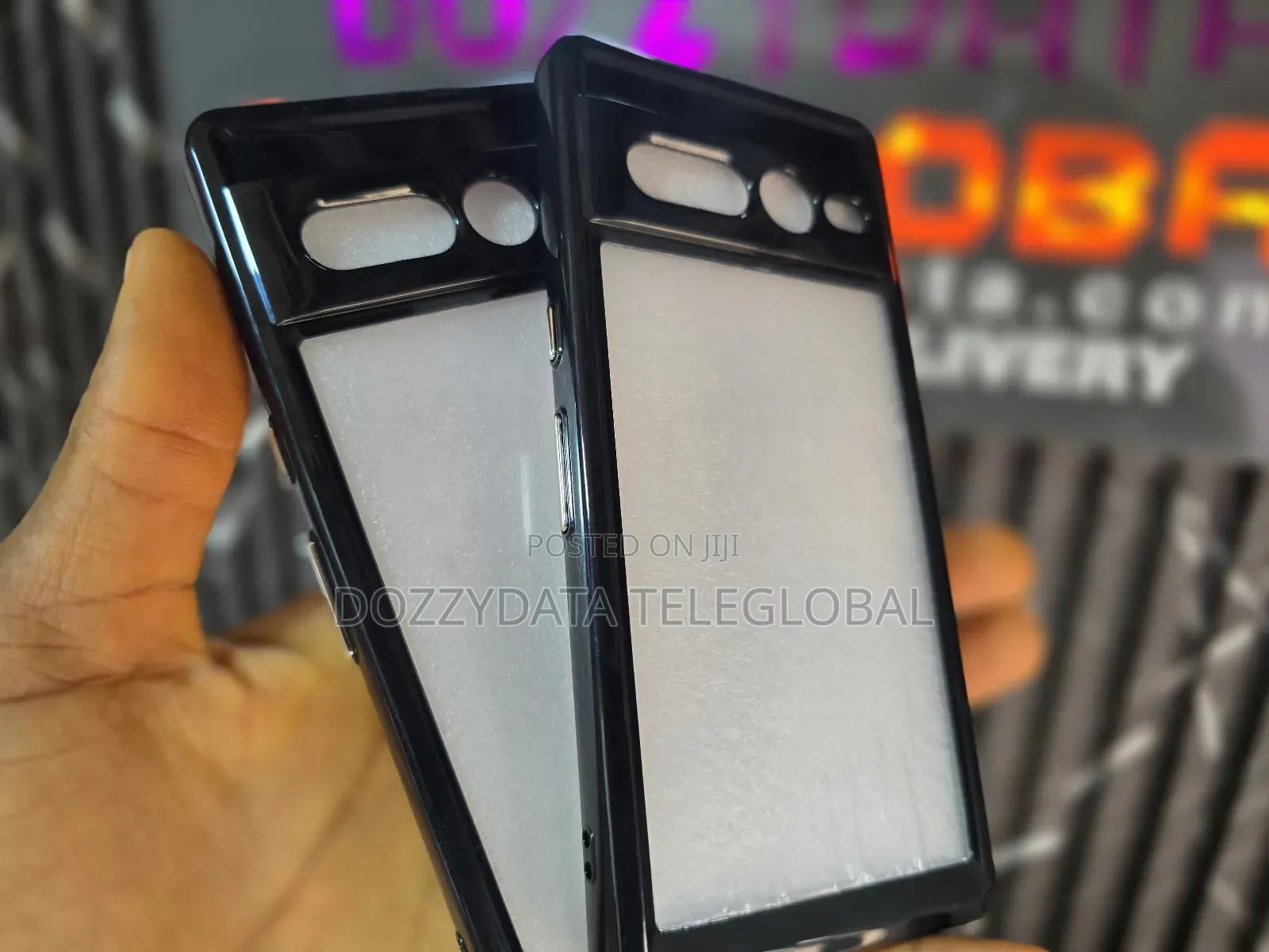 Google Pixel 7 Pro Transparent Black Case