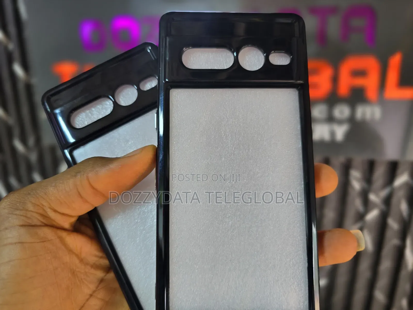 Google Pixel 7 Pro Transparent Black Case
