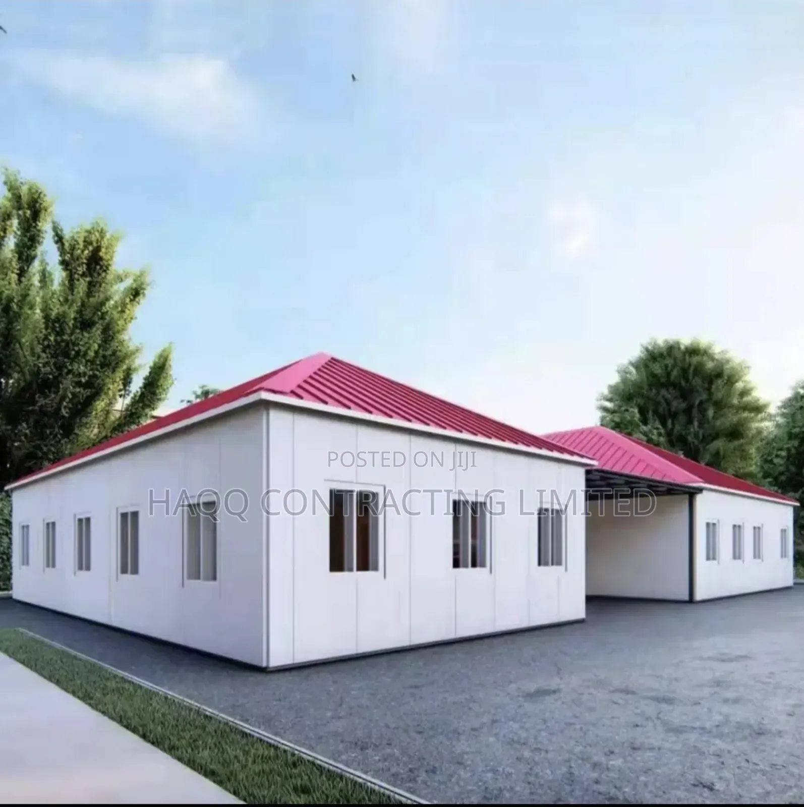 Quickly Installed, Moveable Building for Temporary Site
