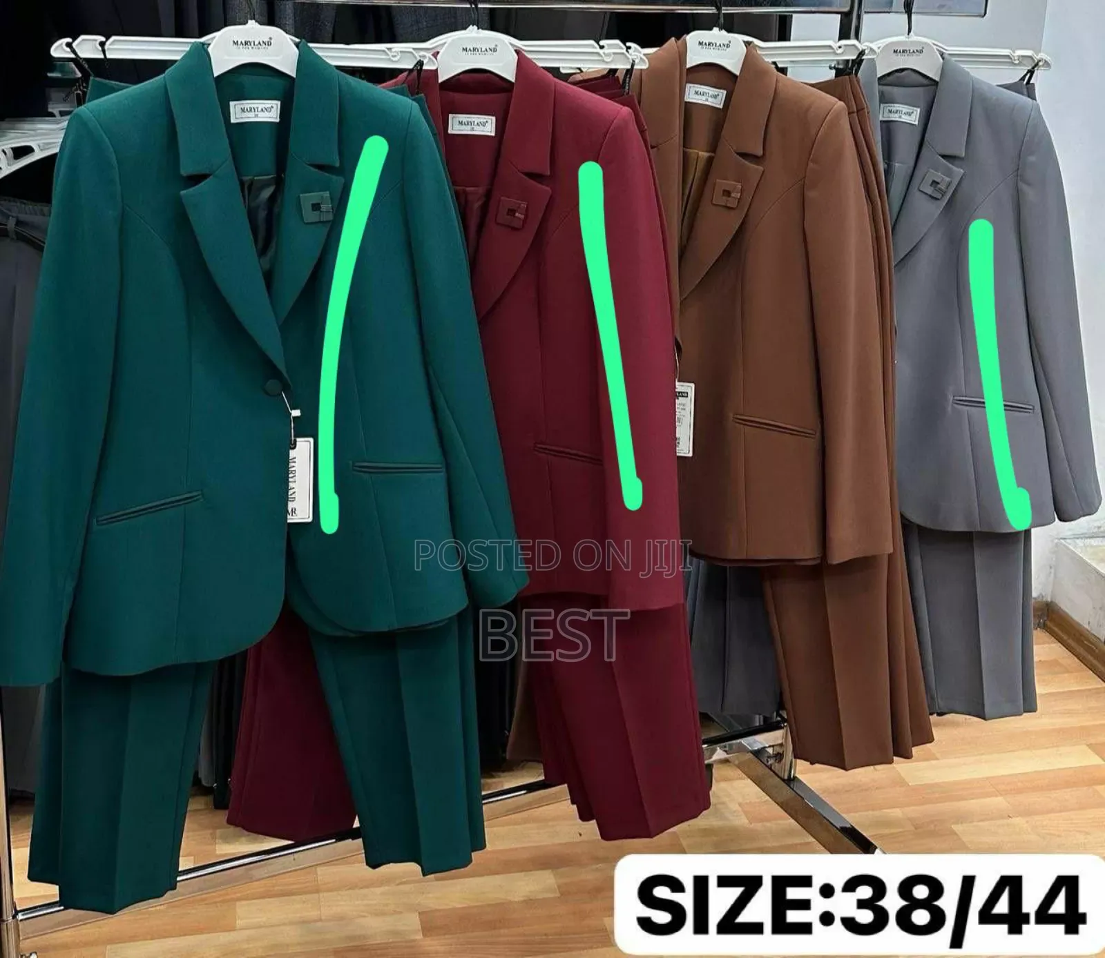 Female Turkish Plain Trousers Suit. Avl. In Different Colors