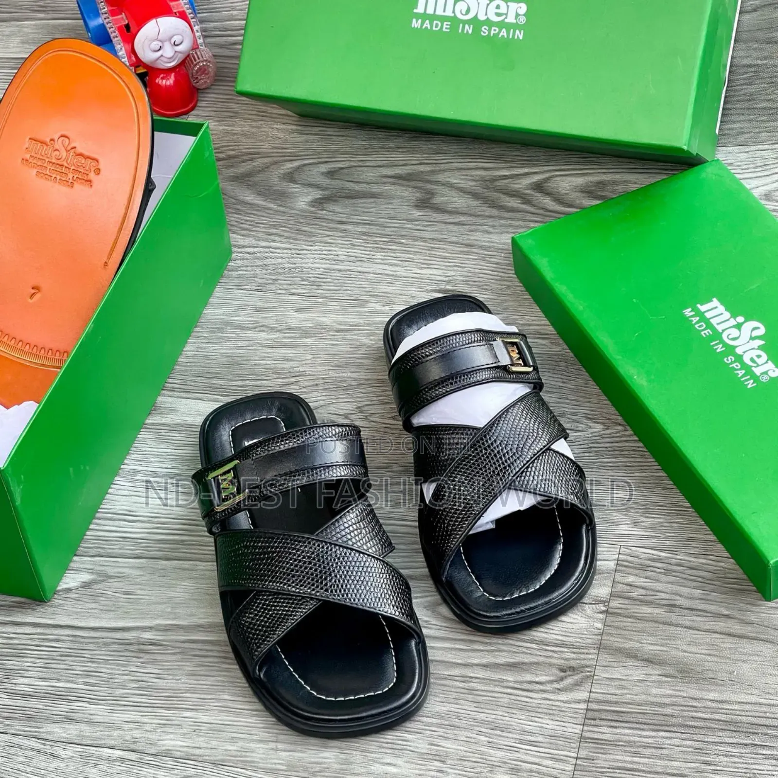 Pure Quality Leather Mister Slippers