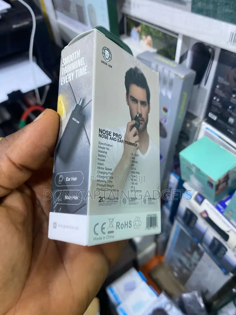 Green Lion Nose Pro Nose And Ear Trimmer