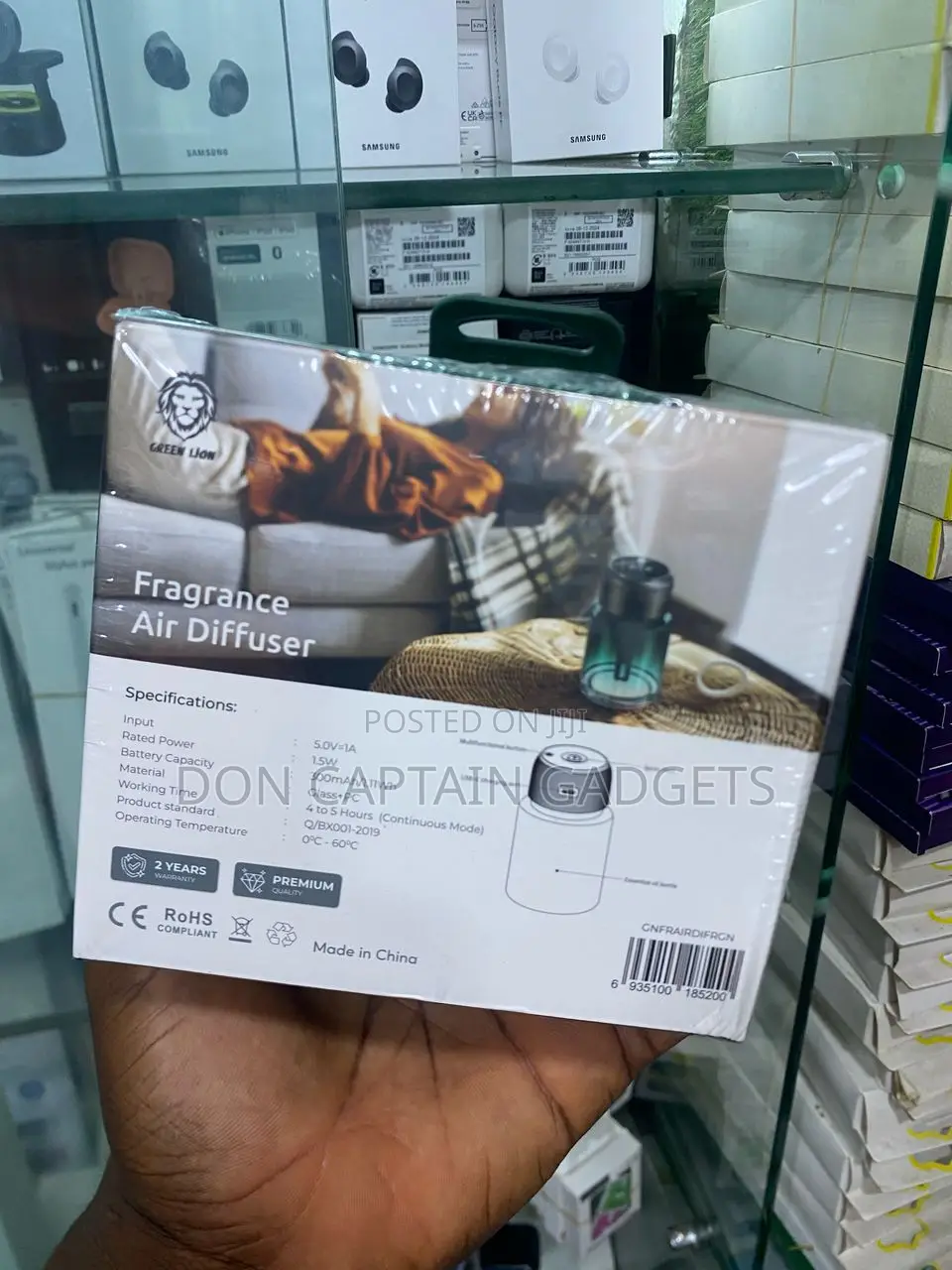Green Lion Car Fragrance Air Diffuser