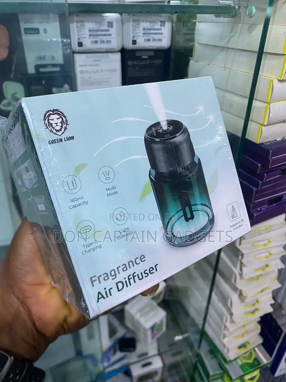 Green Lion Car Fragrance Air Diffuser