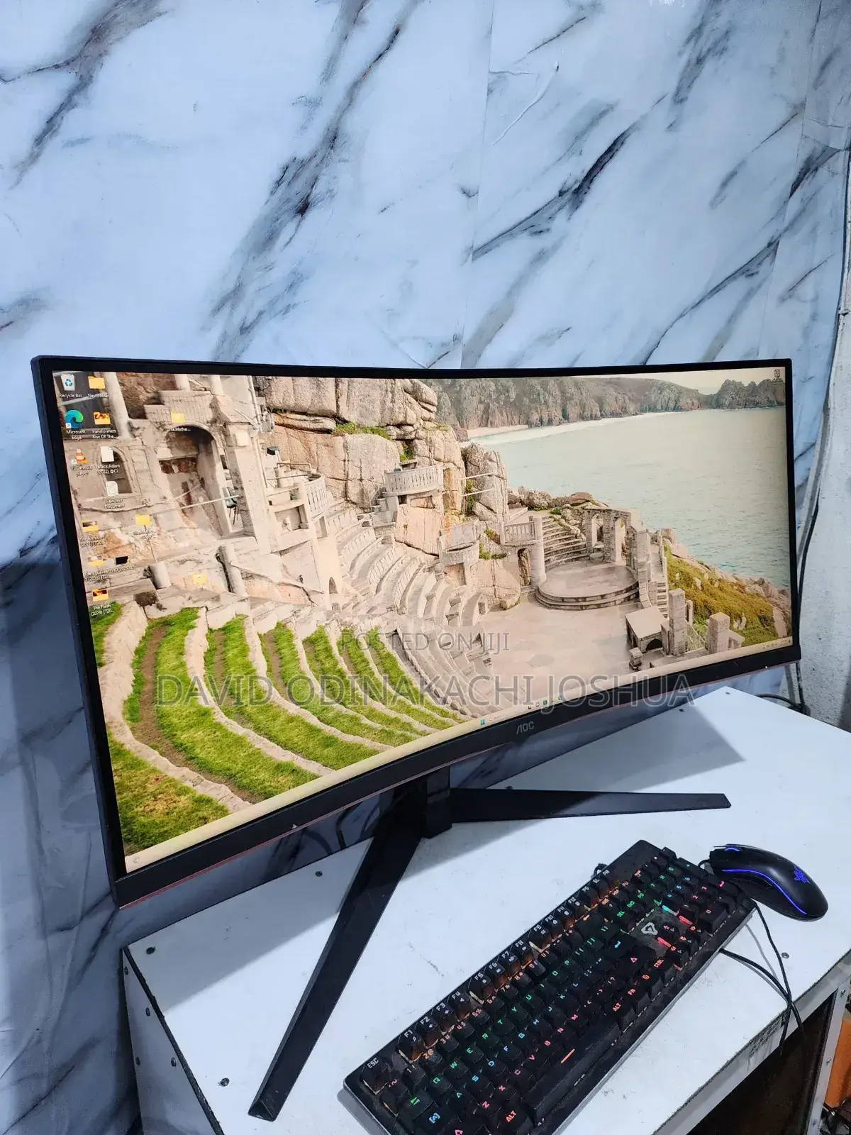 Aoc 34-Inch Frameless Curve 144hz Hdmi Monitor