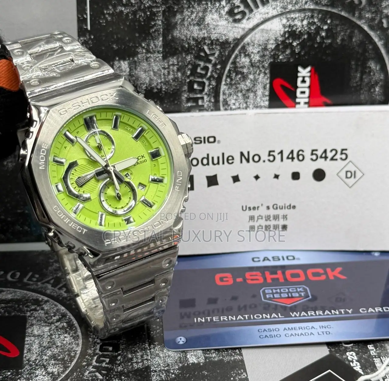 G-Shock Casio Quality Luxury Men Chain Strap Wristwatch