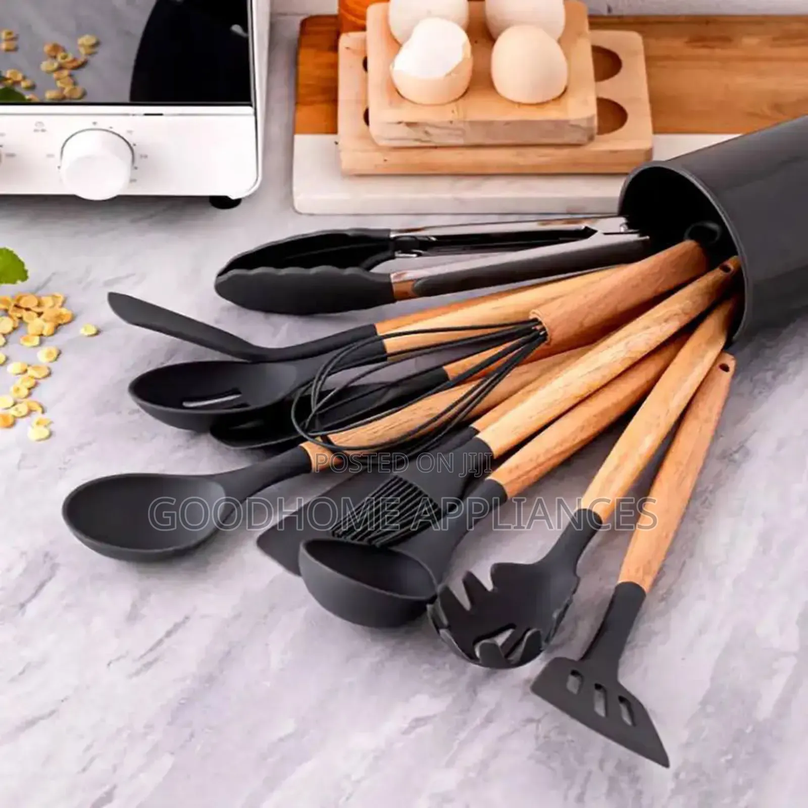 12 Pieces Silicone Spoon Set