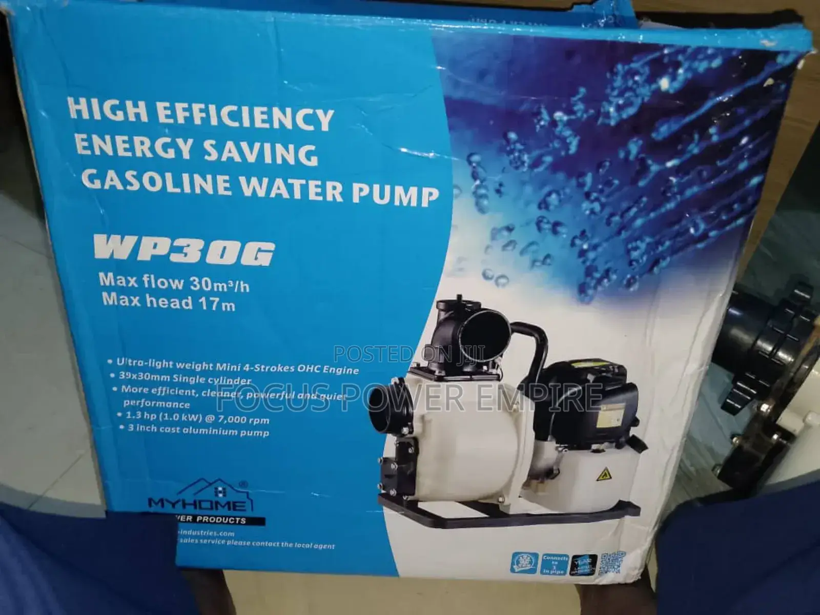 3inche of Original My Home Water Pump Petrol Energy Saving