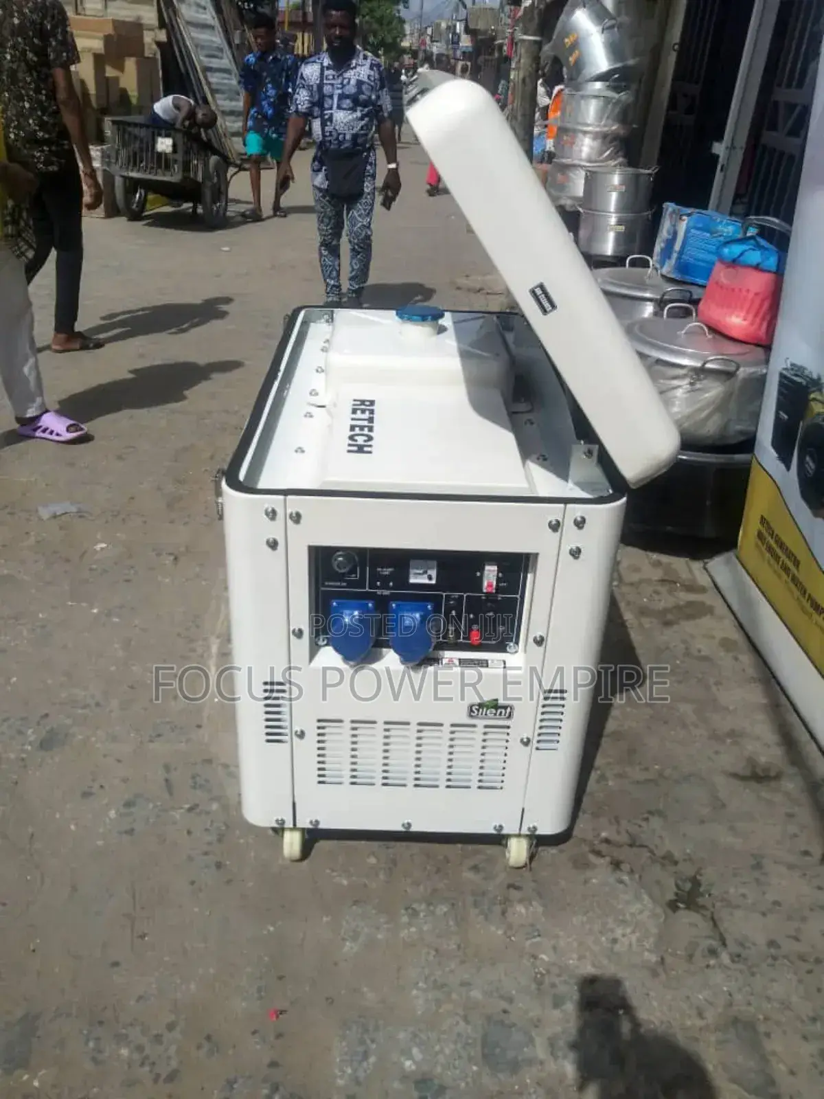 12.5kva of Original Retech Generator Ac Master Soundproof