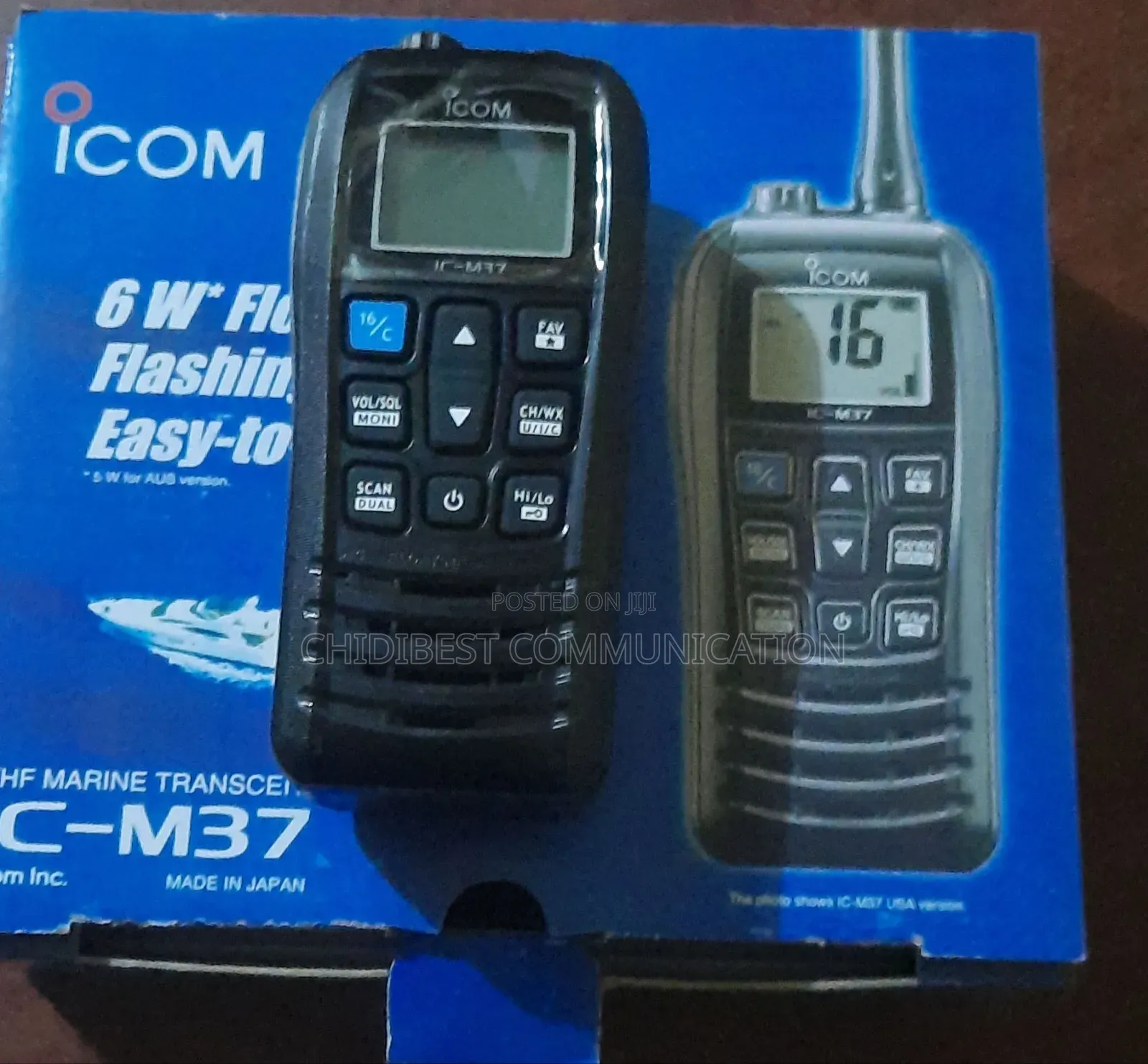Icom _M37 Walkie-Talkie Radio Is Available