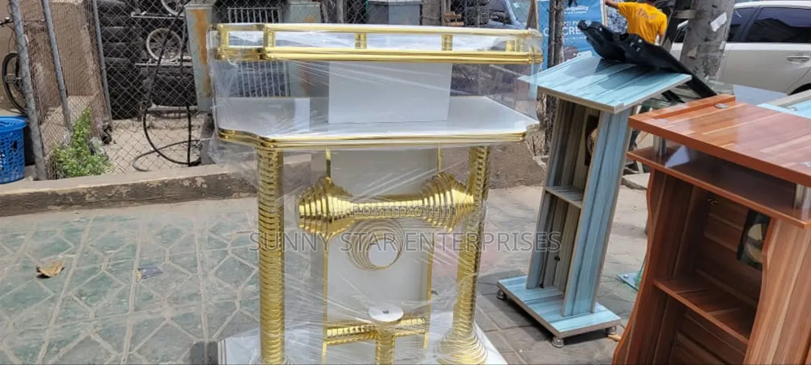 High Quality Executive Vip Gold Pulpit for Church
