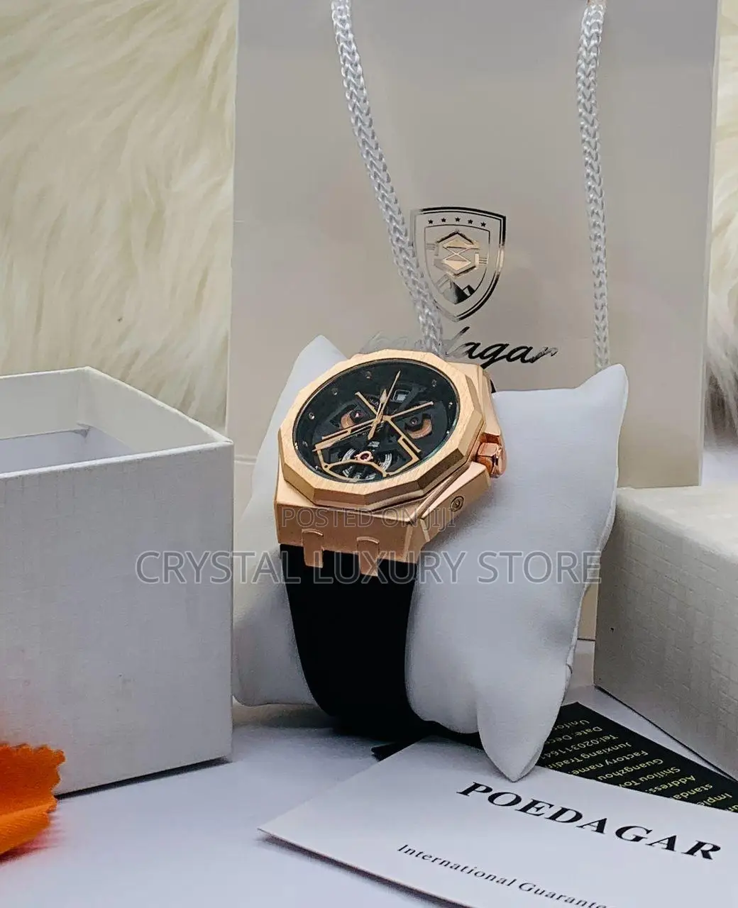 High Quality Araneae Poedegar Rubber Wristwatch