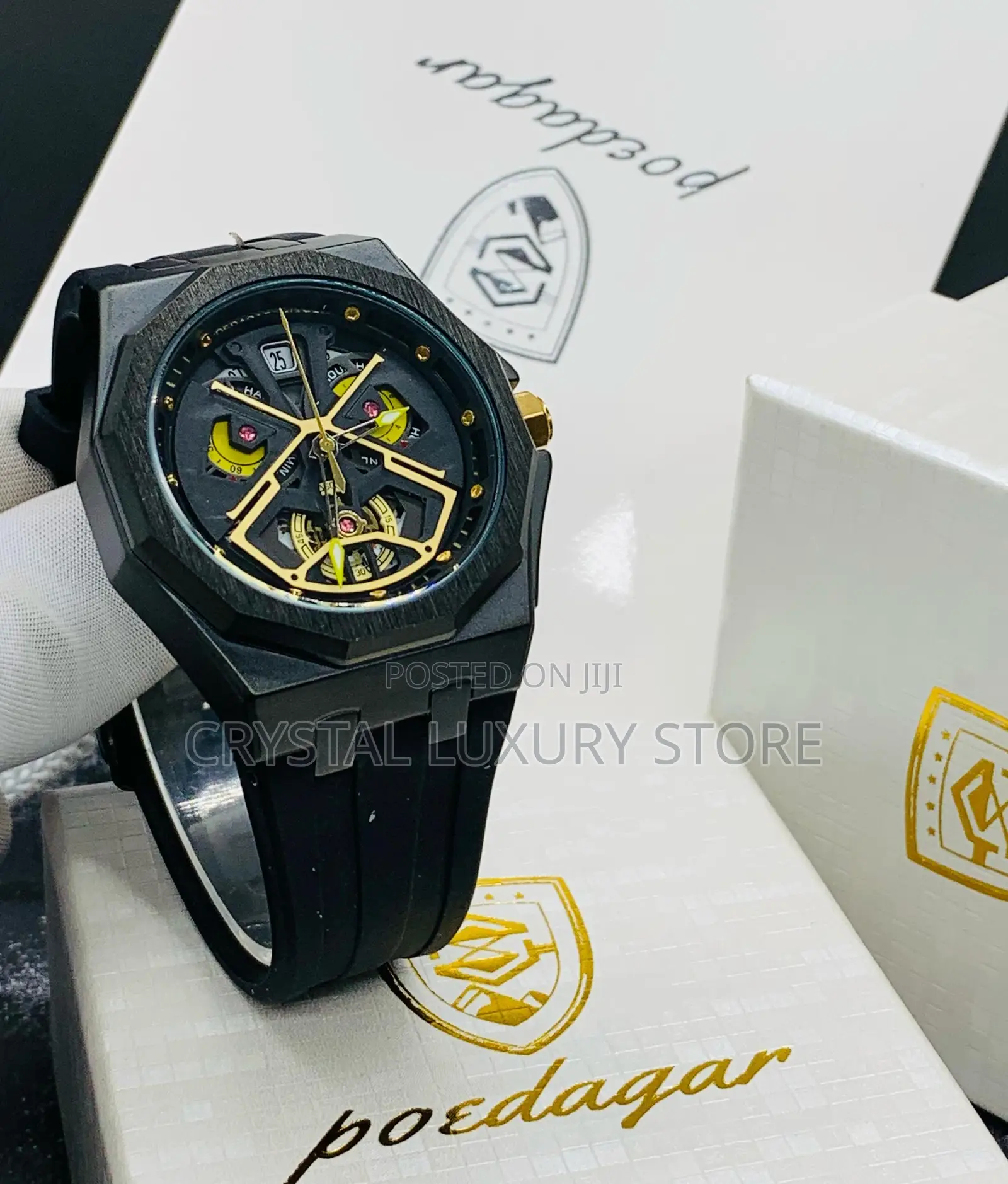 High Quality Araneae Poedegar Rubber Wristwatch