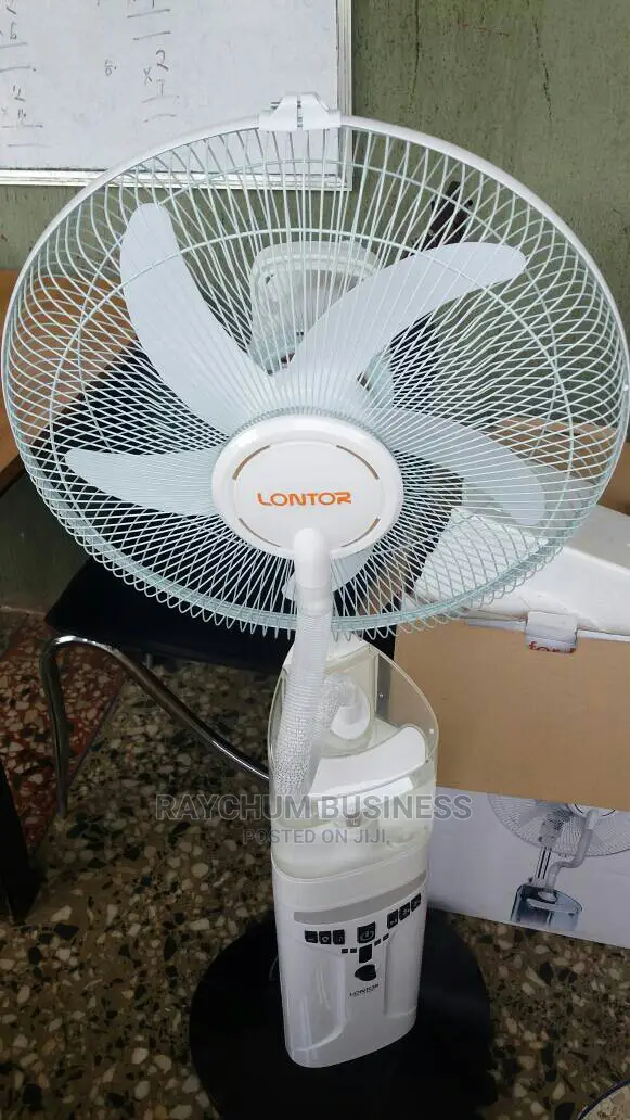 Lontor 16inch Water Mix Rechargeable Fan Ac\Dc