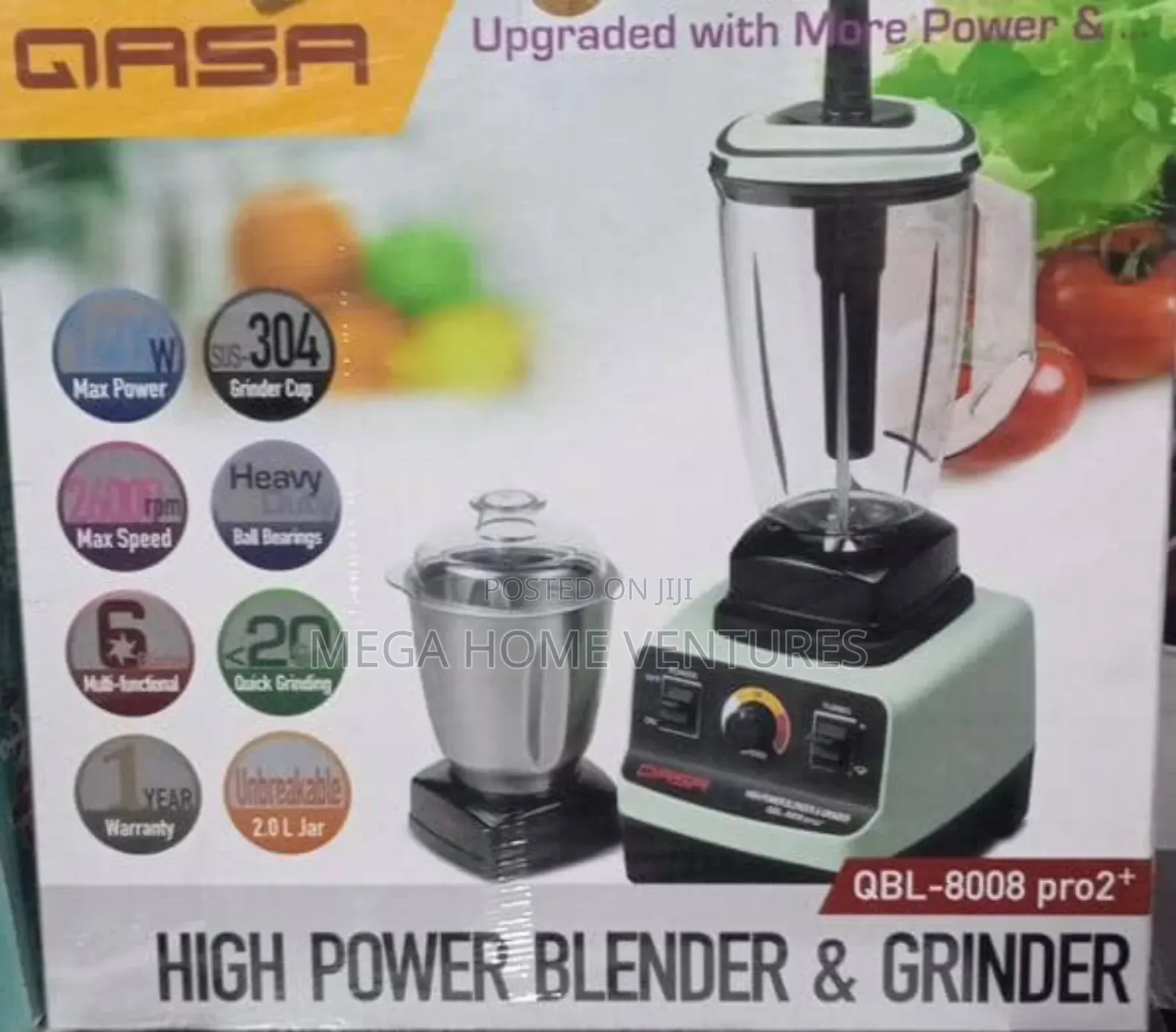 High Power Blender and Grinder
