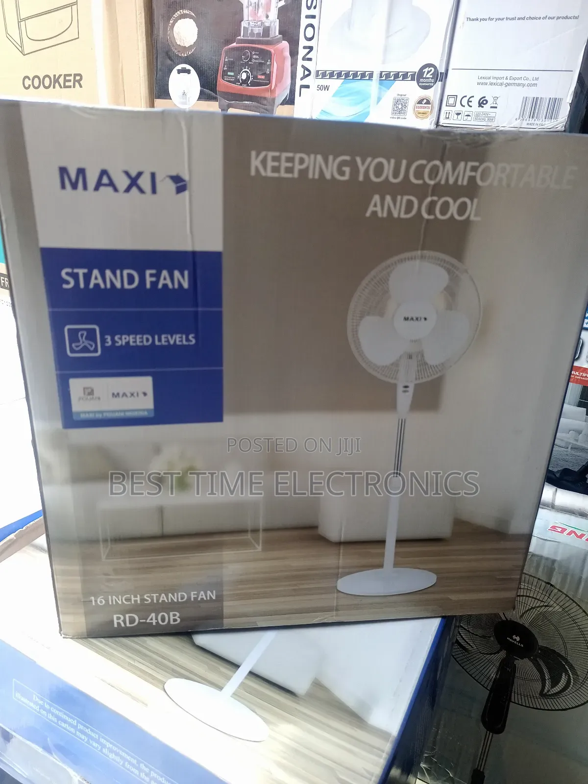 Inverter Friendly Maxi 16" Standing Fan