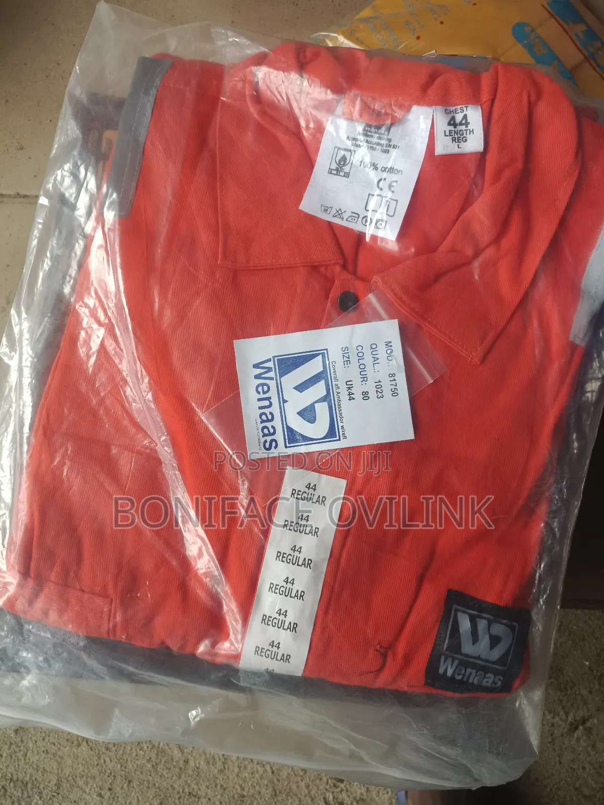 Wenaas Coverall Fire