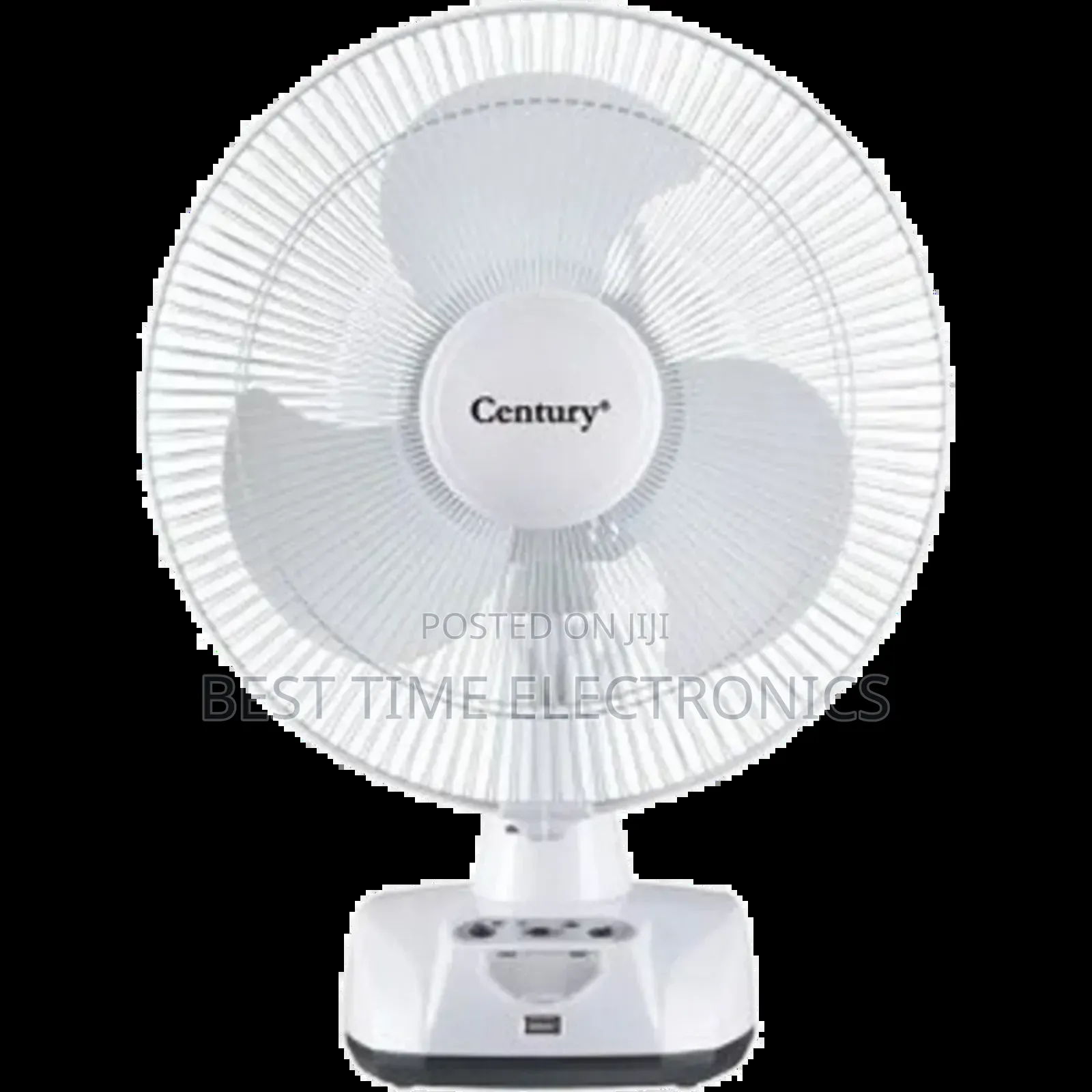 12" Century Rechargeable Table Fan