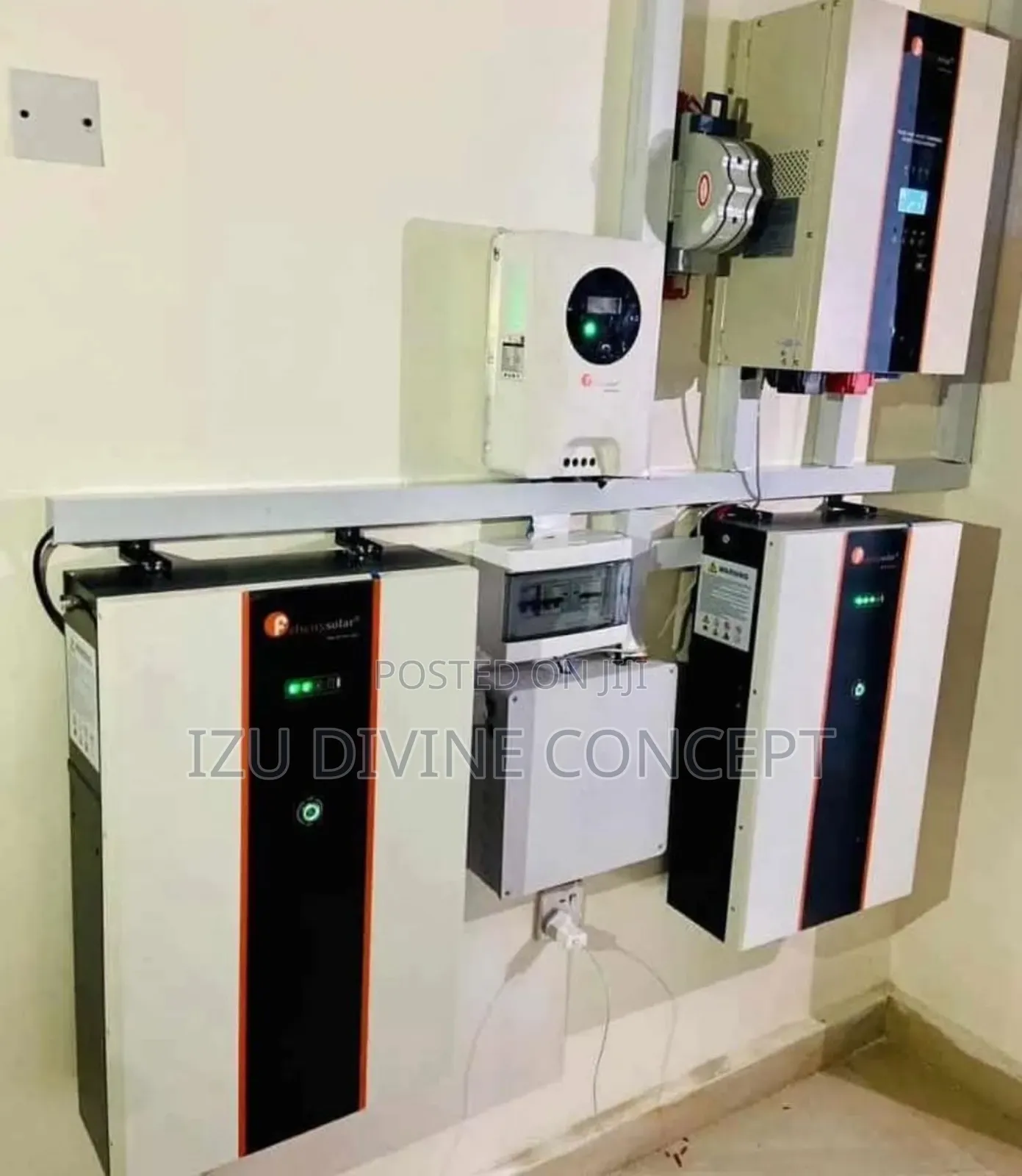 20kwh Lithium Battery and 10kva Inverter Setup
