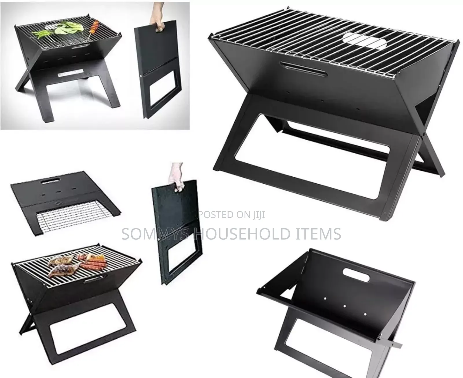 Foldable Charcoal Barbecue Grill