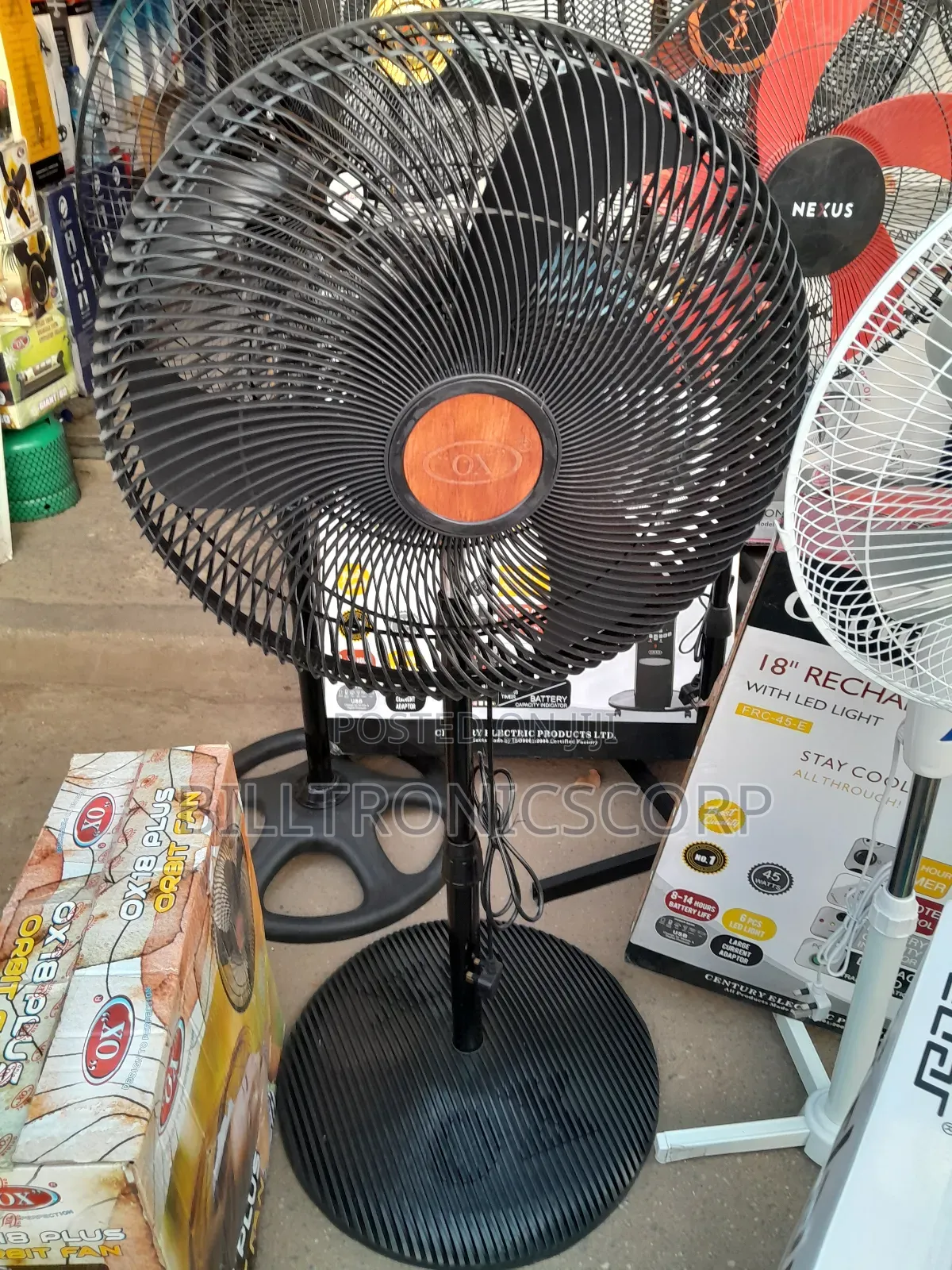 Ox Fan Brown Logo