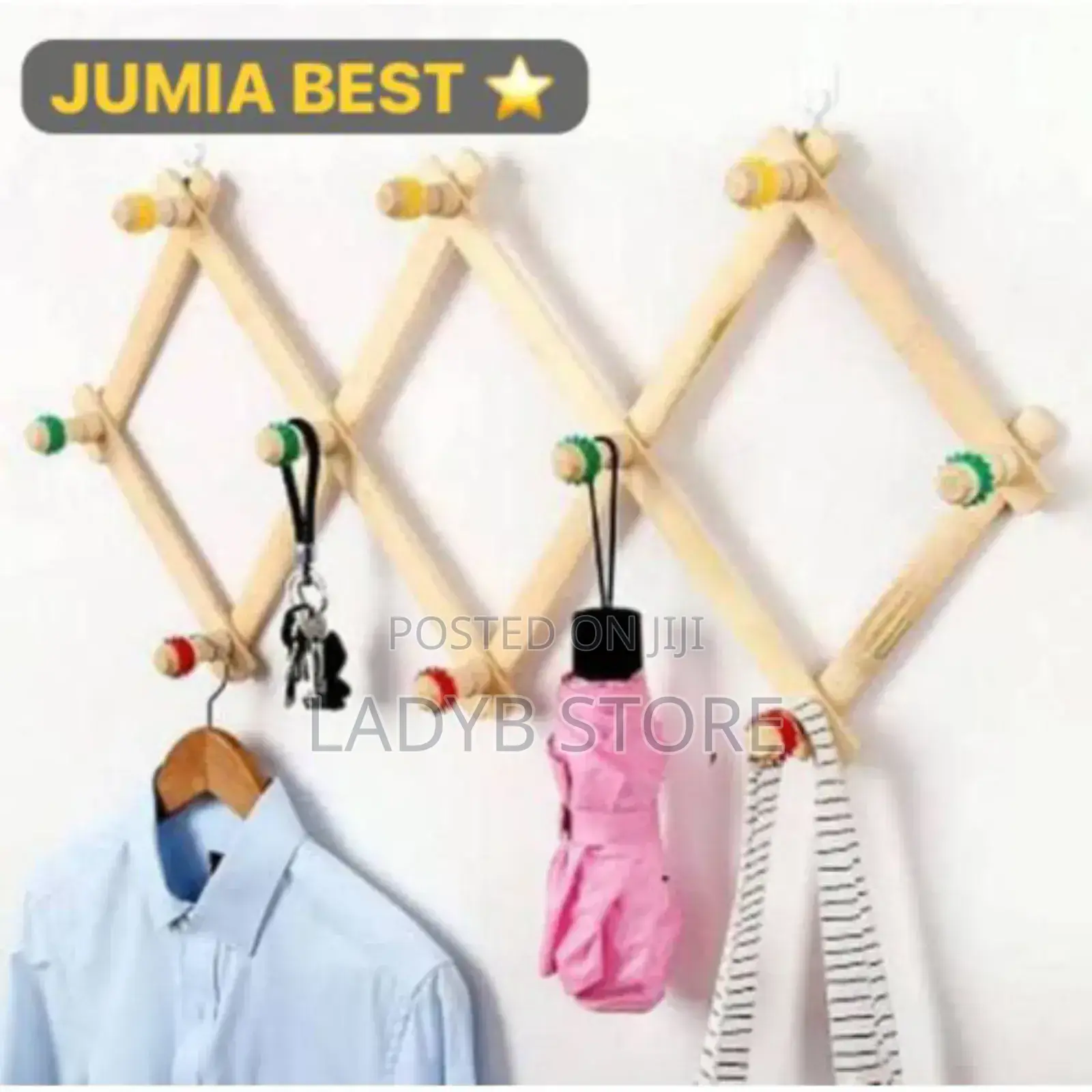 Wooden Bag Hanger