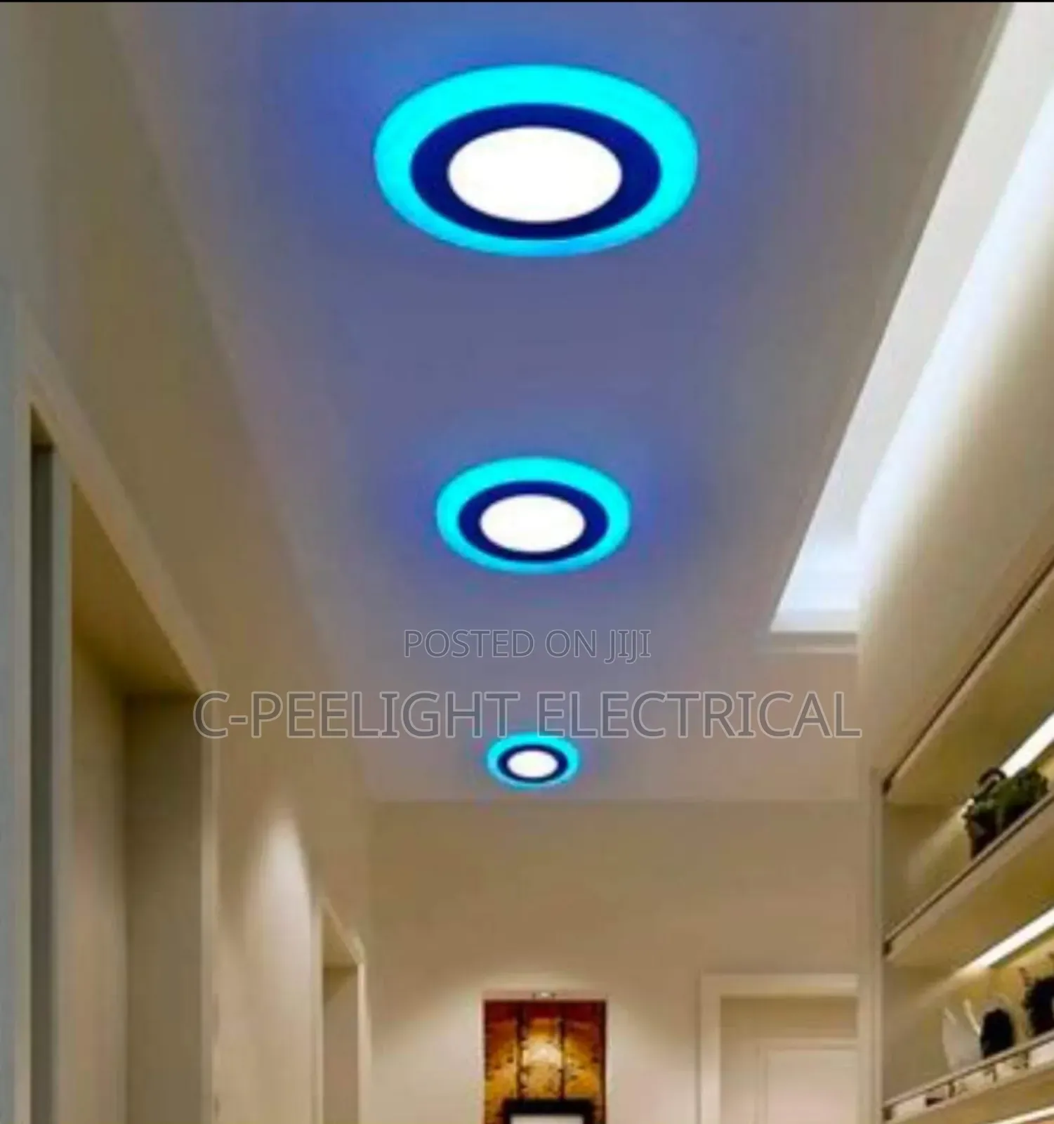 Led Pop Blue and White