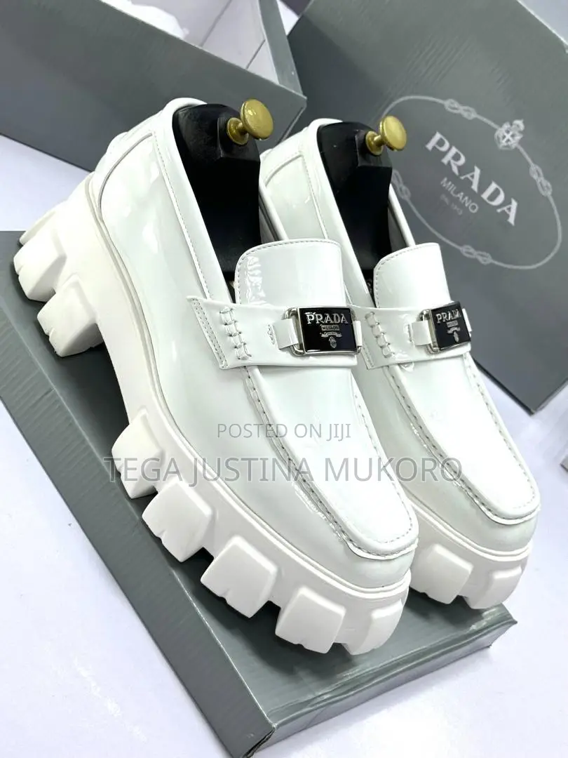 Prada Men's White Shoes