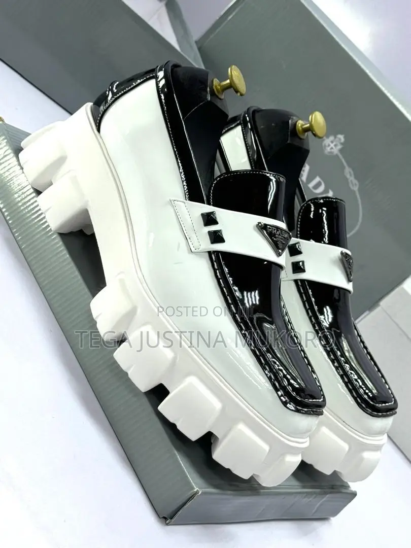 Prada Men's White Shoes