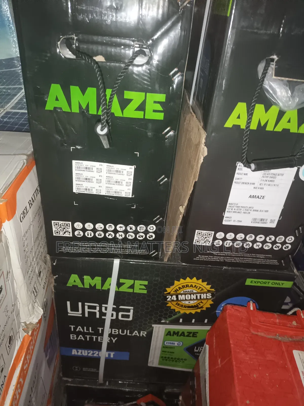 Amaze Tubular Inverter Battery 220ahm