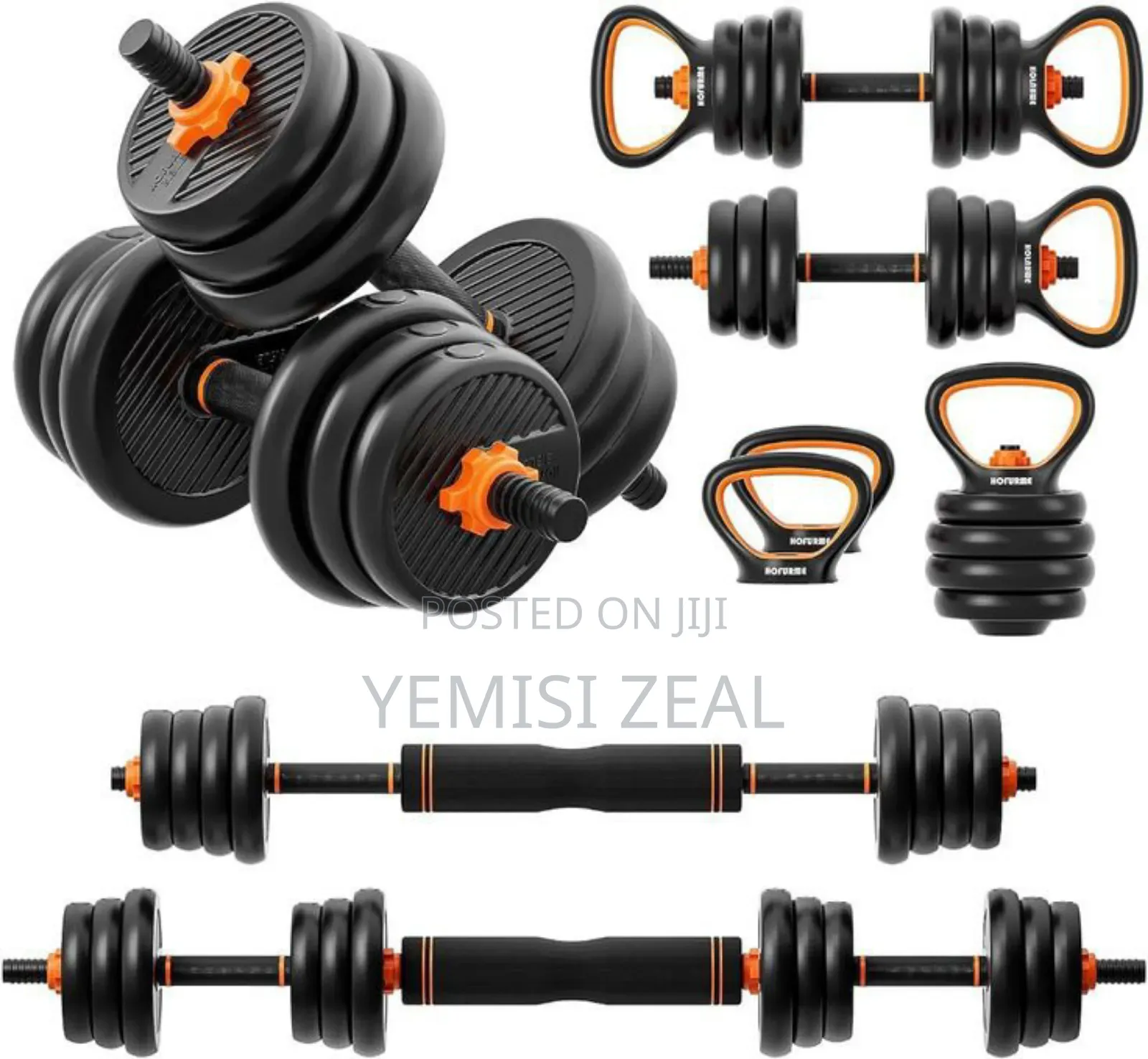 20kg/30kg Adjustable/Kettle Dumbbells Set