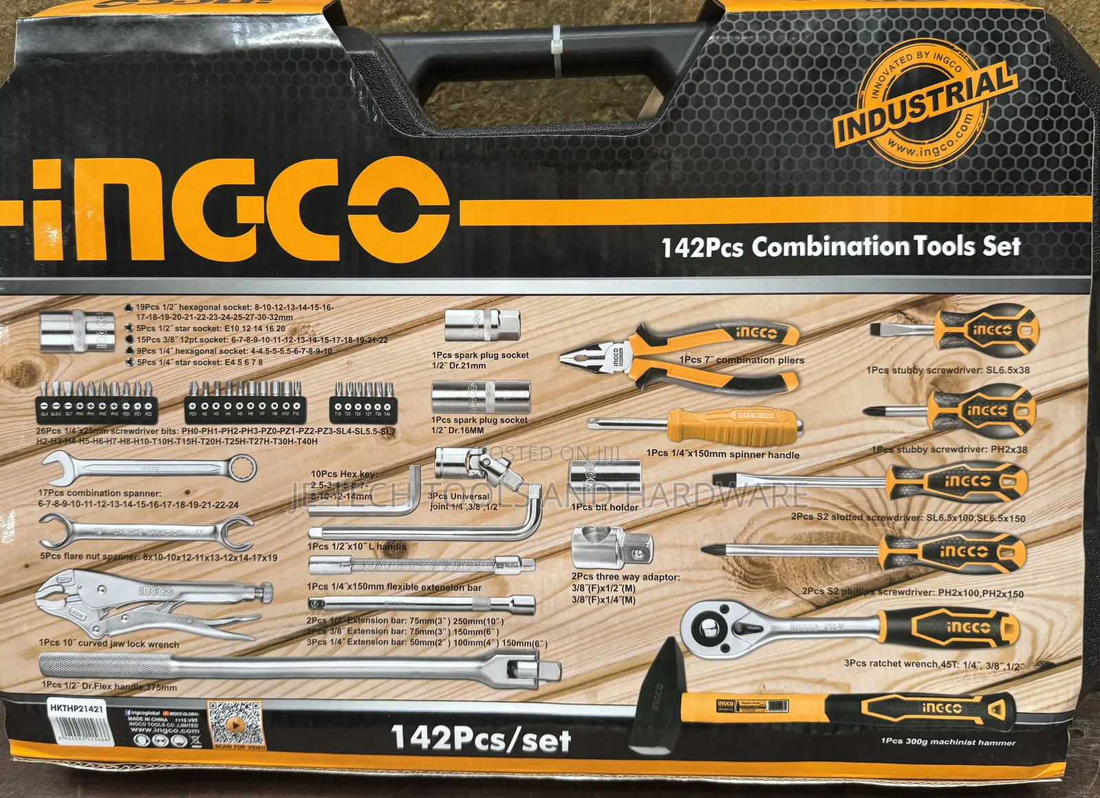 Ingco 142 PCS Tool Set