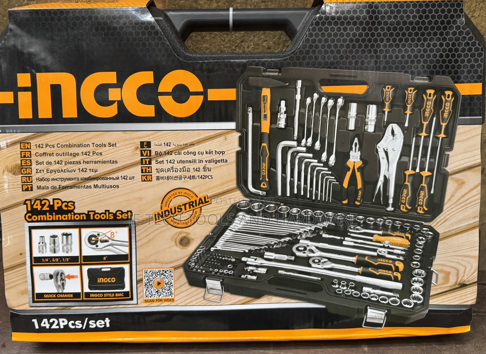 Ingco 142 PCS Tool Set