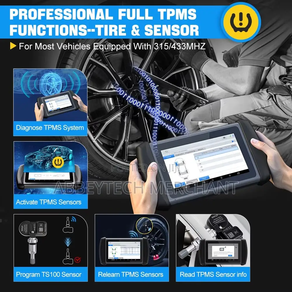 Xtool Ip819tp Cars Scanner Wit Tpmsprog Ecu/Key Prog 33+ Rs