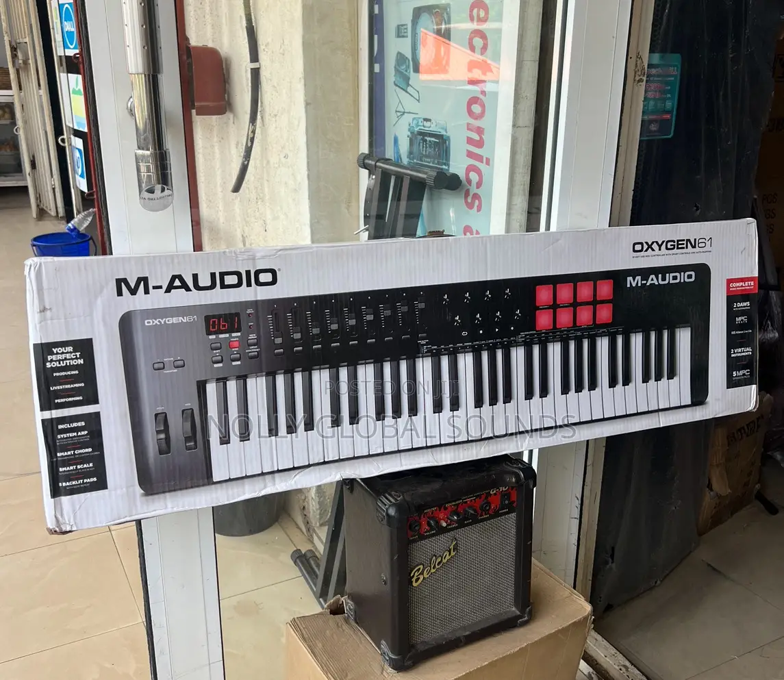M-audio Oxygen 61 – 61 Key Usb Midi Keyboard With Beat Pads