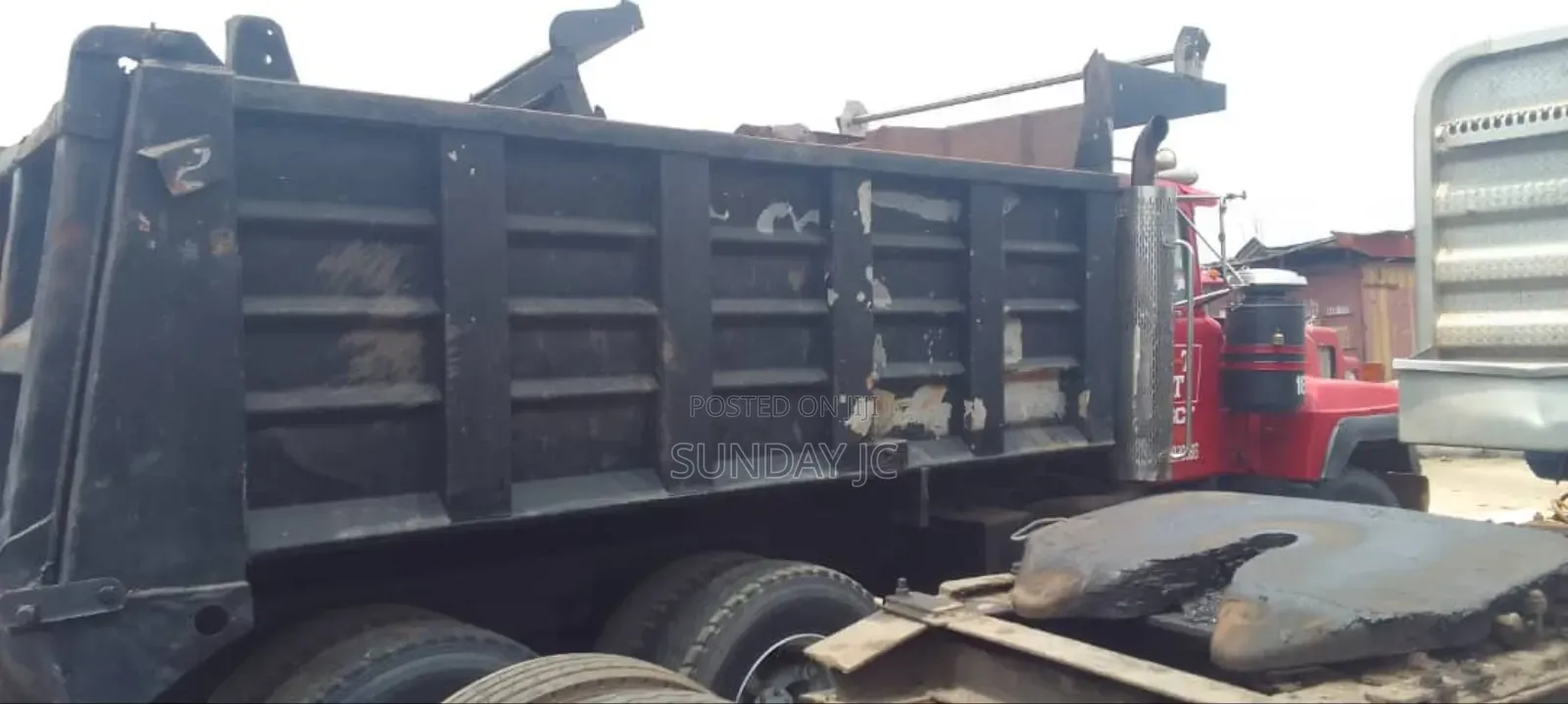 Company Used Rd Mack Ten Tyres Dump Truck Highest Grade Engi