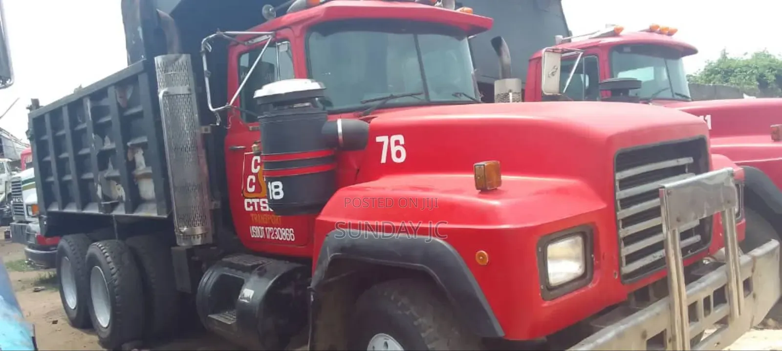 Company Used Rd Mack Ten Tyres Dump Truck Highest Grade Engi